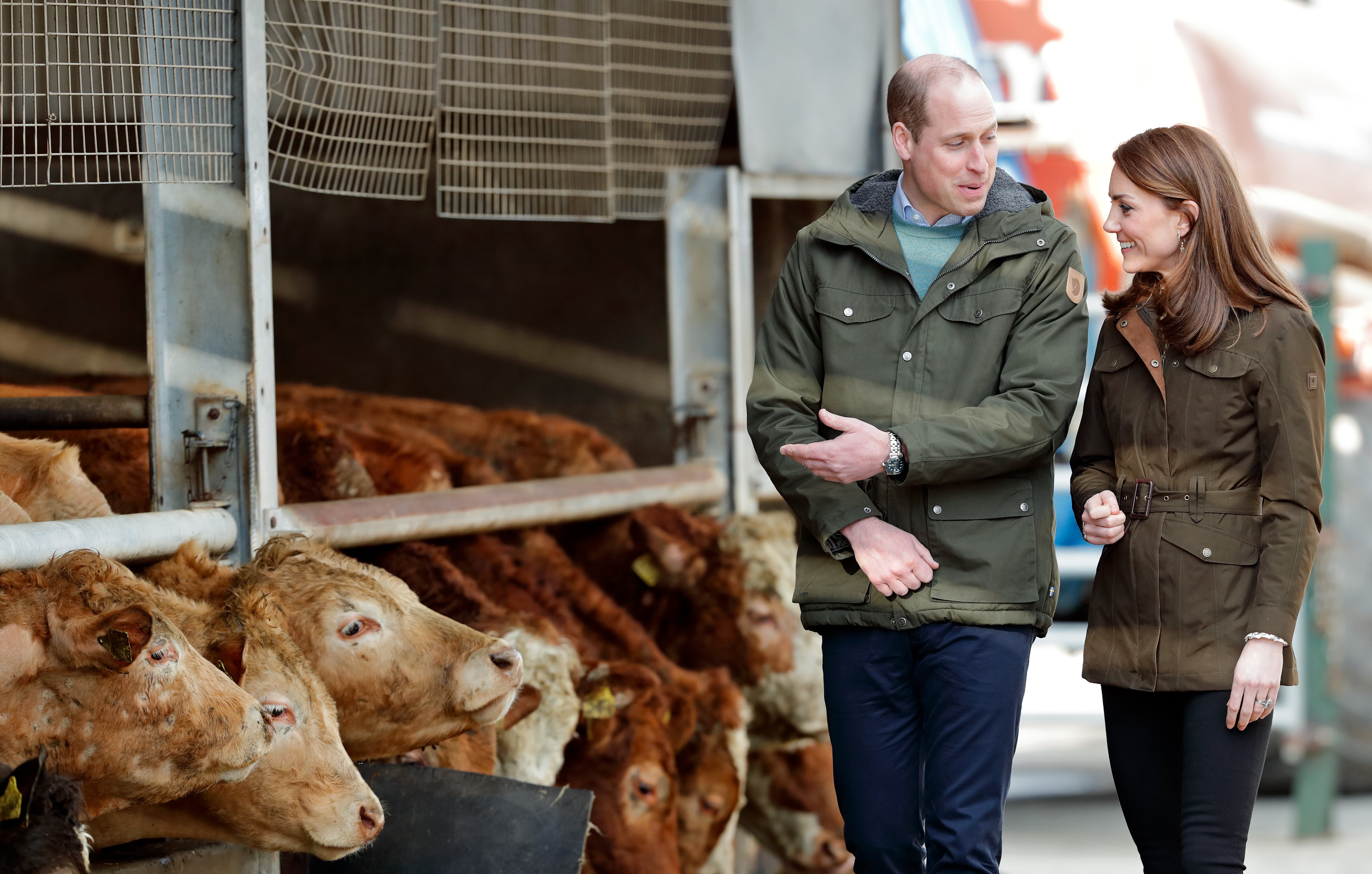 Prince William, Duke of Cambridge and Kate Middleton, Duchess of Cambridge visiting the Teagasc Animal & Grassland Research Centre in Grange, County Meath on March 4, 2020 in Dublin, Ireland. / Source: Getty Images