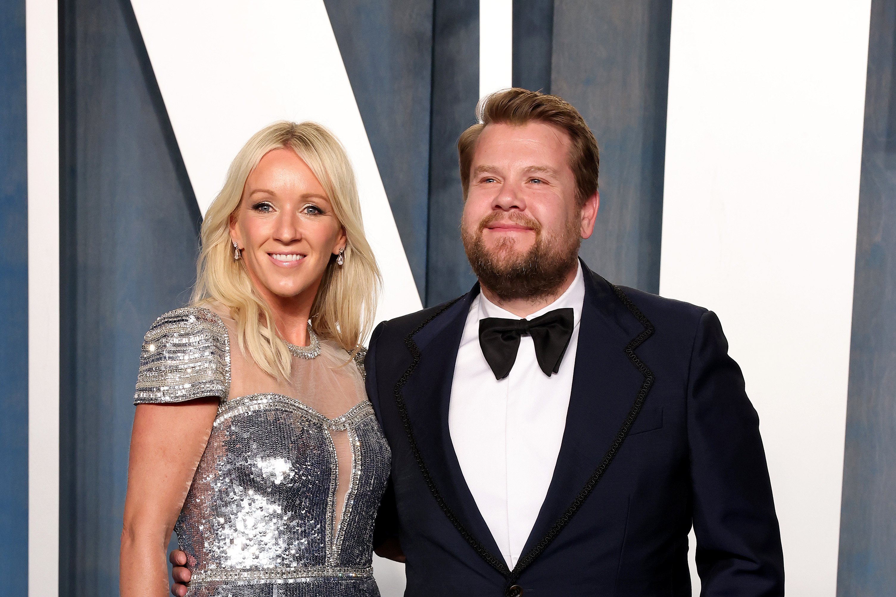 Julia Carey and James Corden at Wallis Annenberg Center for the Performing Arts on March 27, 2022, in Beverly Hills, California. | Source: Getty Images