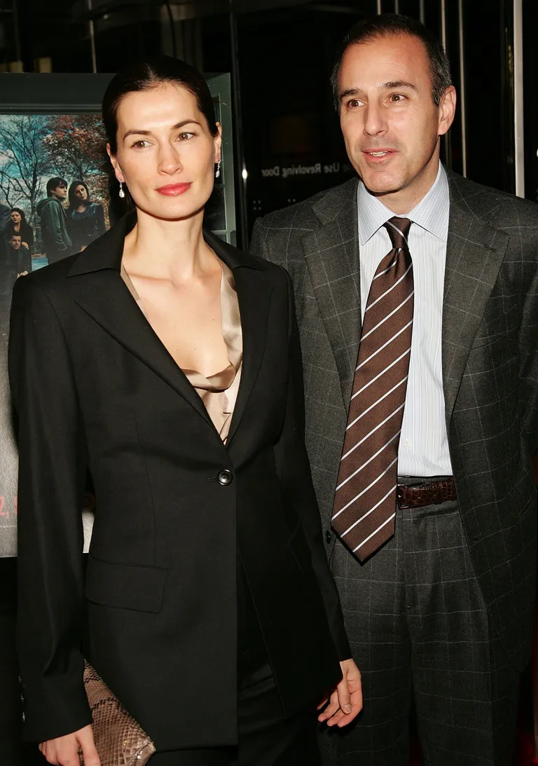 Matt Lauer and wife Annette Roque at the sixth season premiere of the HBO series "The Sopranos." | Source: Getty Images