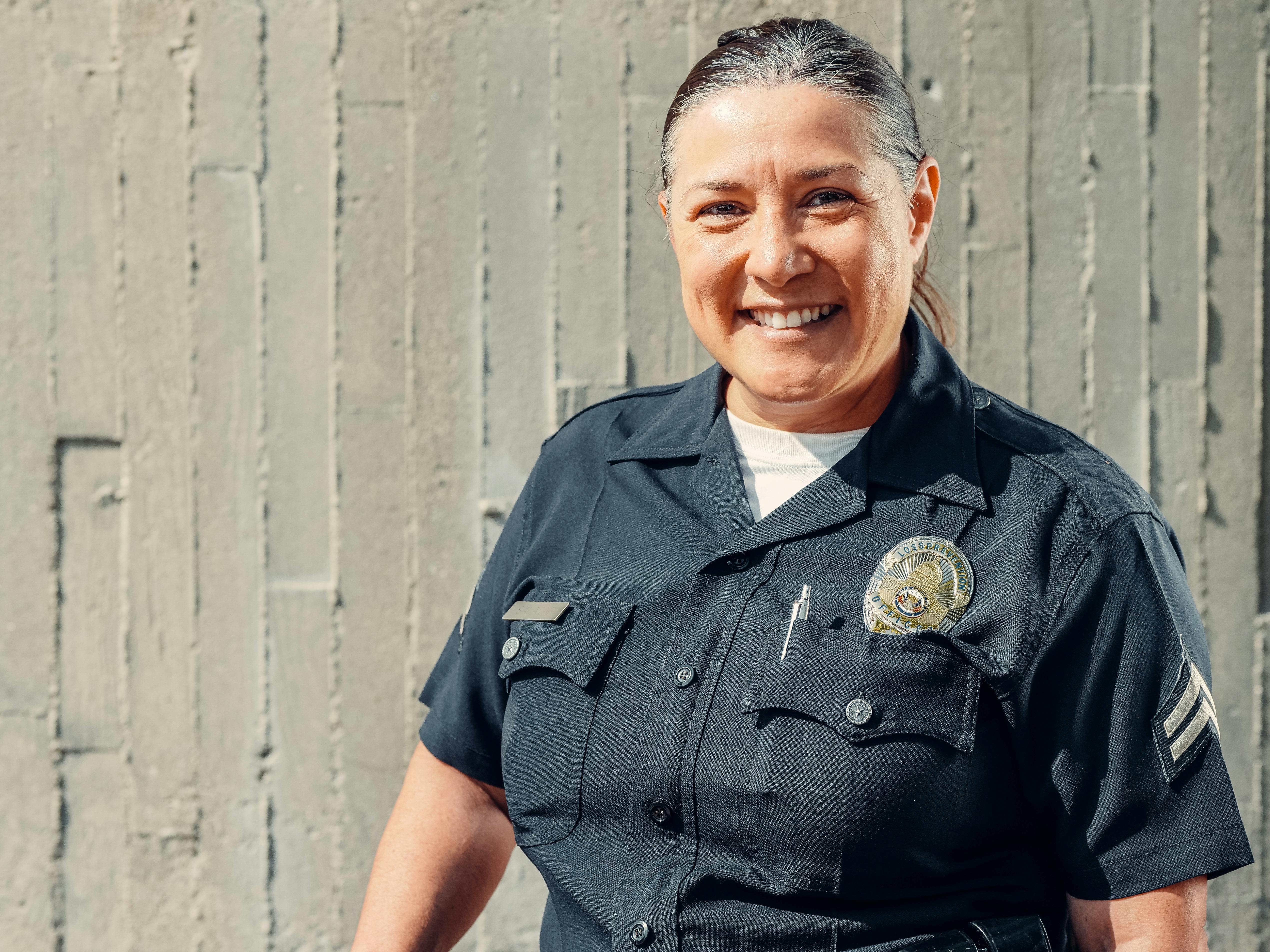 A happy policewoman | Source: Pexels