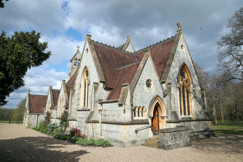 A picture shows the Royal Chapel of All Saints, at Royal Lodge, in Windsor on April 11, 2021. |Source: Getty Images