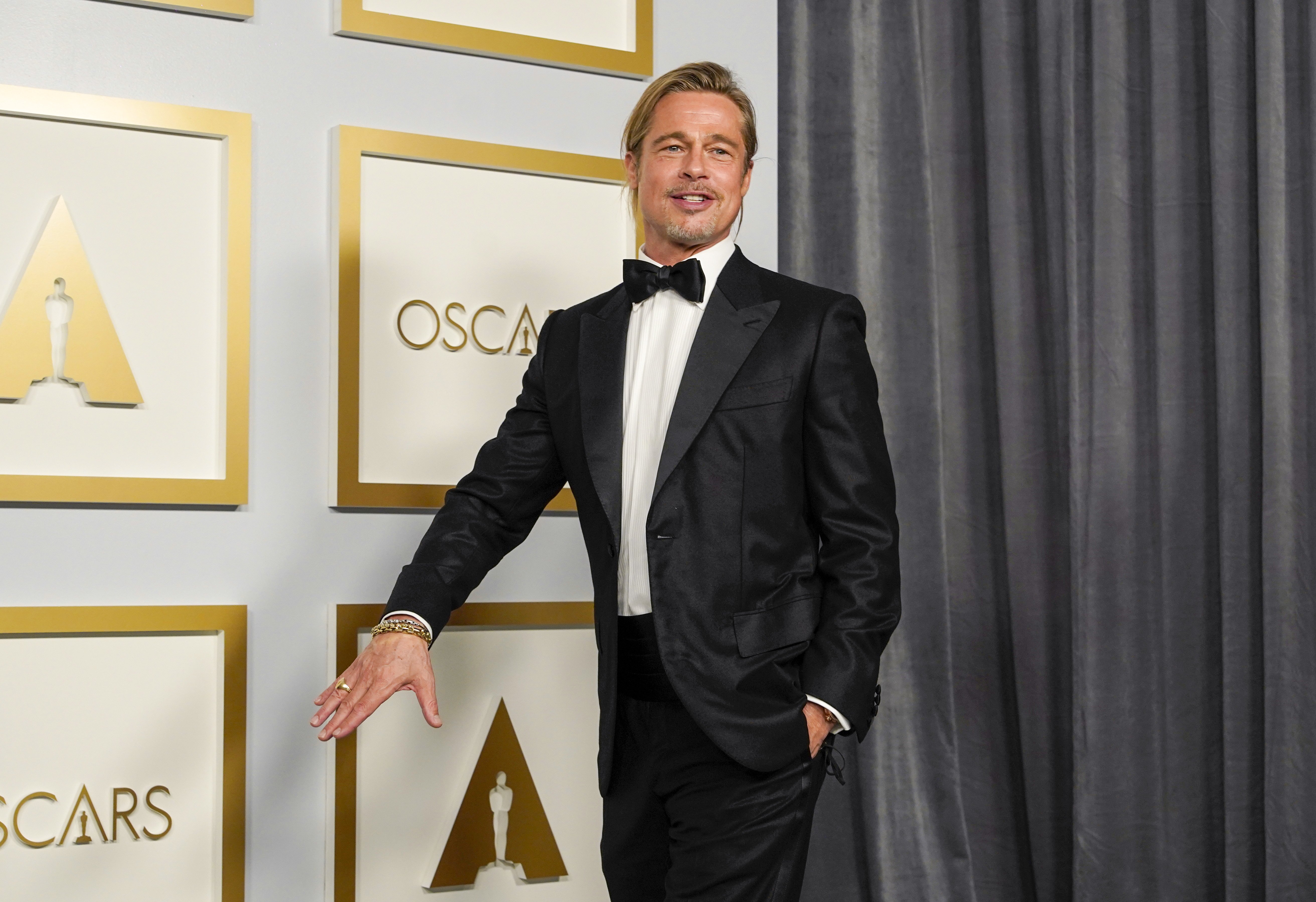 Brad Pitt at the 93rd Annual Academy Awards on April 25, 2021 | Source: Getty Images