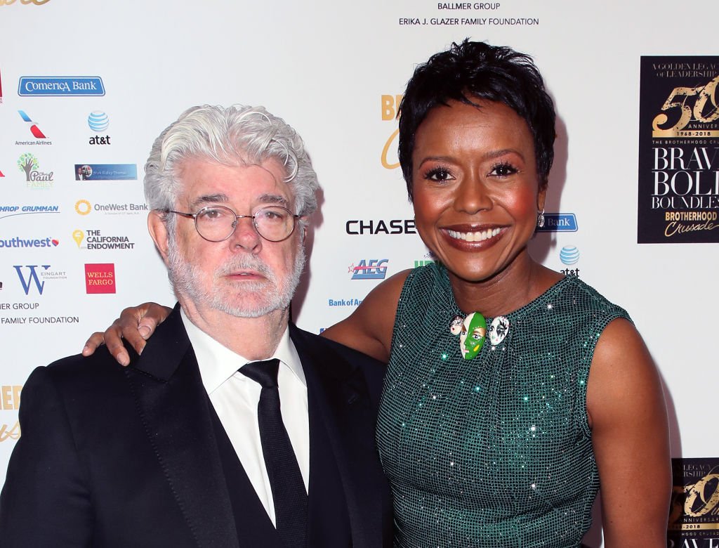 George Lucas and Mellody Hobson at the Brotherhood Crusade's 50th Pioneer of African American Achievement Award Dinner at The Beverly Hilton Hotel on December 07, 2018 | Photo: Getty Images