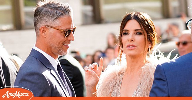 Sandra Bullock and Bryan Randall at the "Oceans 8" world premiere on June 5, 2018 in New York City | Source: Getty Images