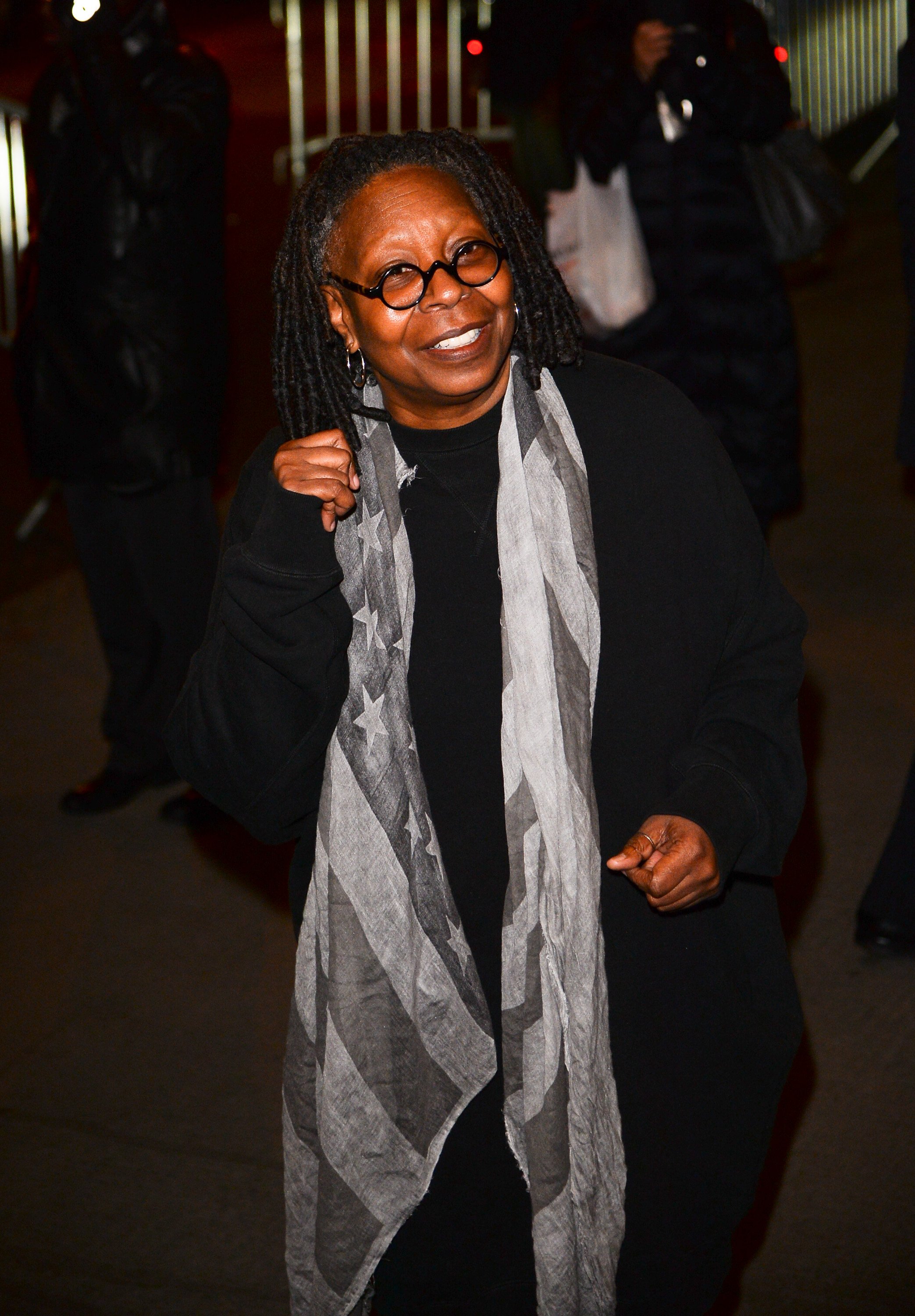 Whoopi Goldberg was seen walking in Midtown on February 13, 2018, in New York City. | Source: Getty Images