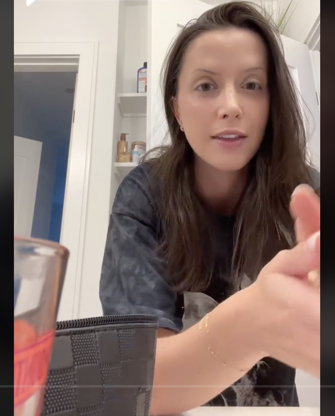 Nicole Christine sharing her shocking story, as seen in a video dated October 22, 2023 | Source: TikTok/itsnicolechristine