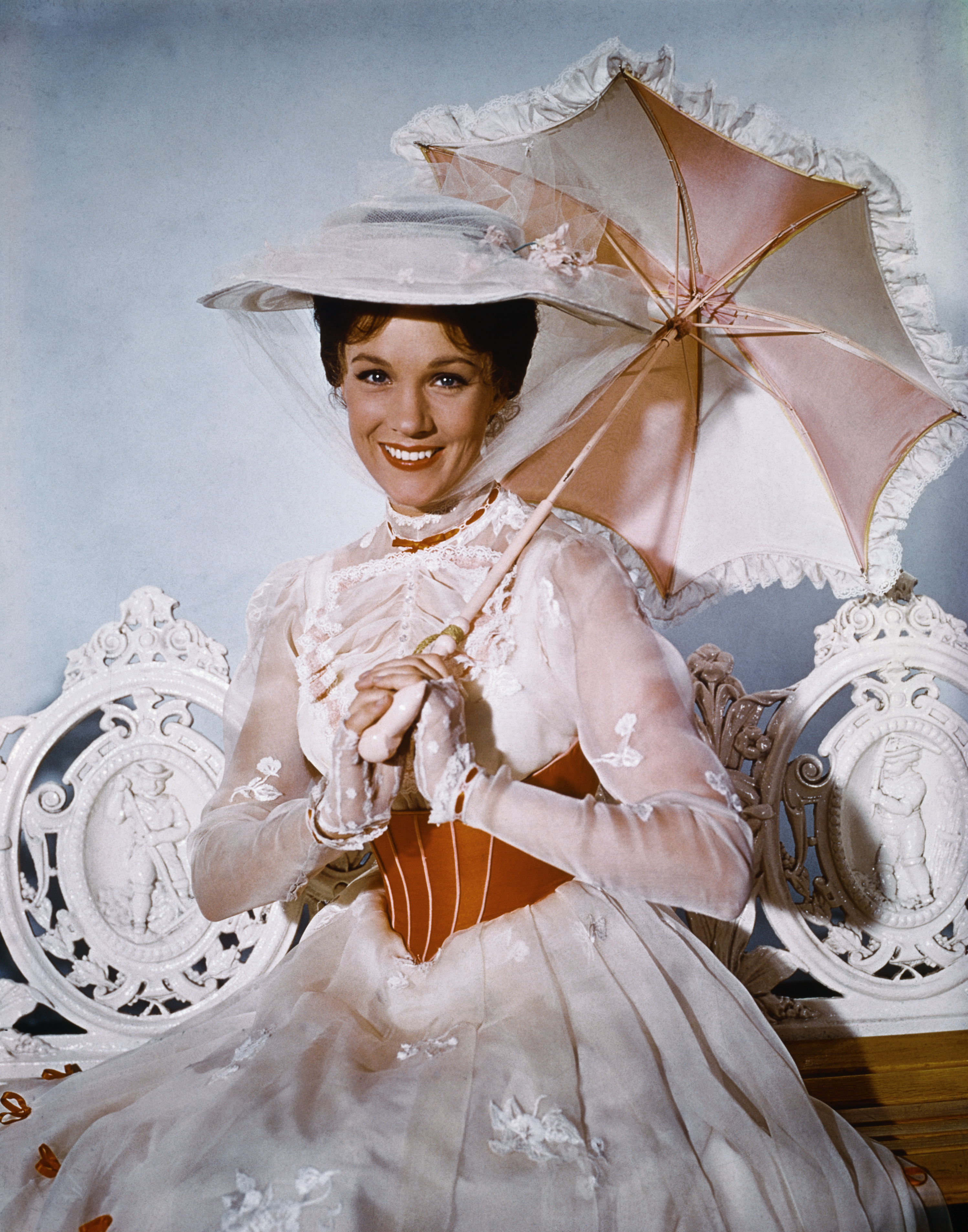 Julie Andrews in the title role of Mary Poppins, in the same titled film, February 18, 1965 | Source: Getty Images