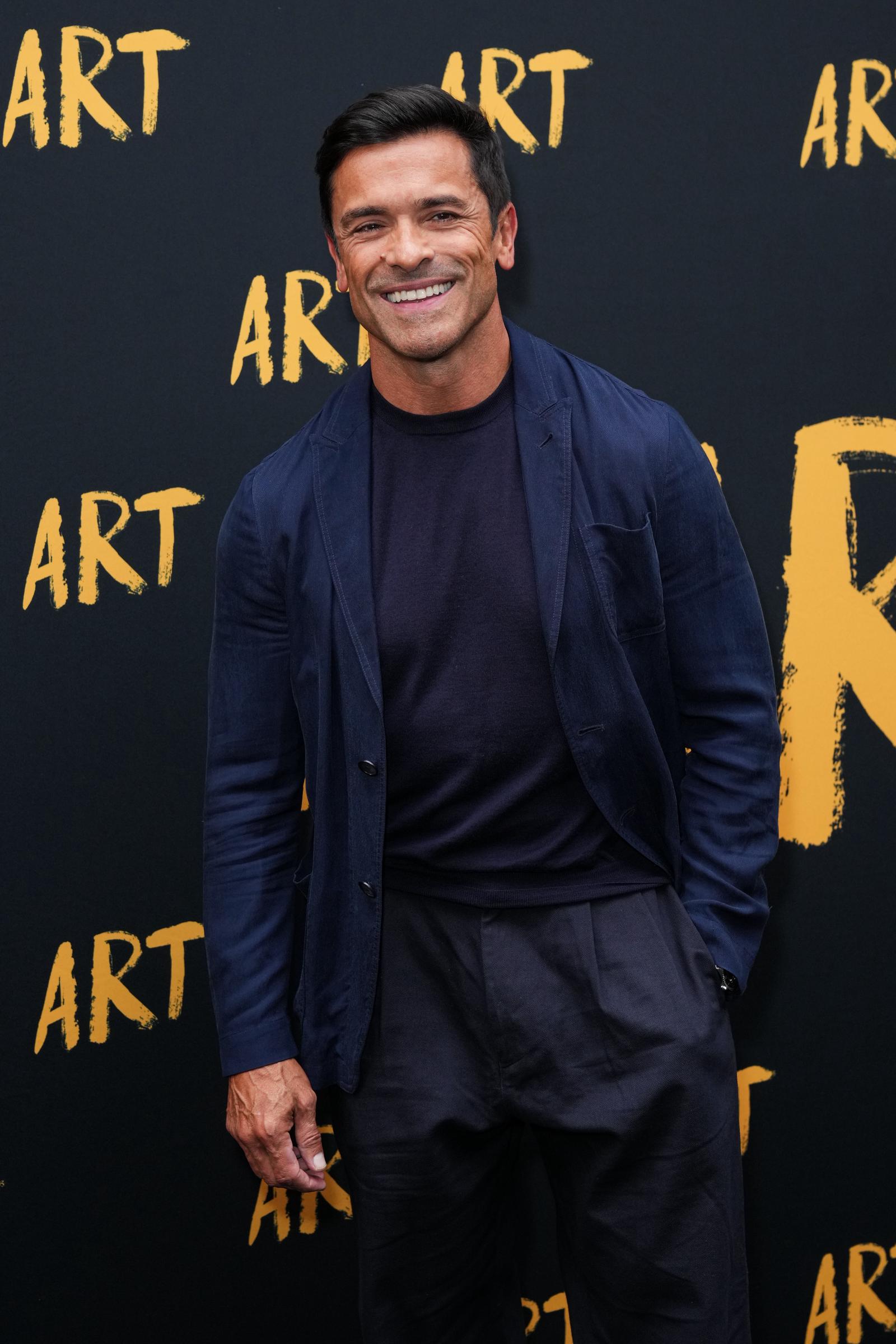 Mark Consuelos attends the "Art" Broadway opening night at Music Box Theatre on September 16, 2025 in New York City. | Source: Getty Images