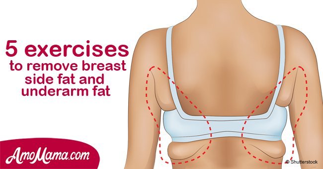 These 5 exercises get rid of underarm fat and breast side fat. And it really works