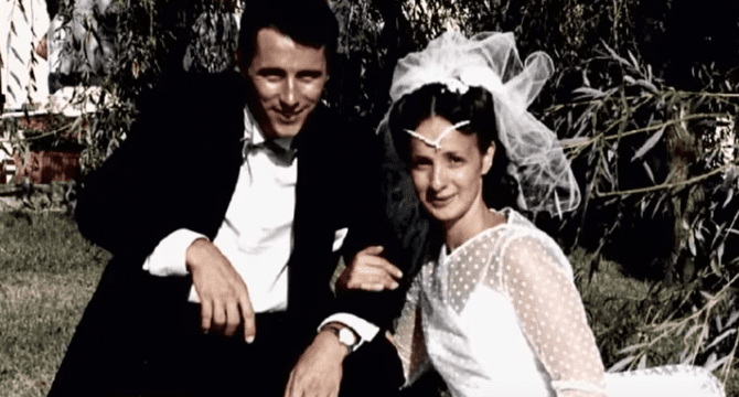 Photo de noces de Jacques et Suzanne Viguier. | Youtube/Faites entrer l'accusé Photo de noces de Jacques et Suzanne Viguier. | Youtube/Faites entrer l'accusé