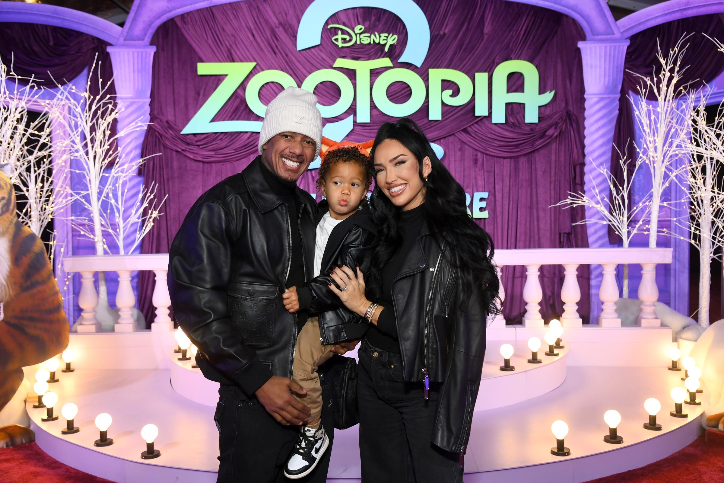Nick Cannon, Legendary Love Cannon, and Bre Tiesi attended the world premiere of "Zootopia 2" at the El Capitan Theater on November 13, 2025. | Source: Getty Images