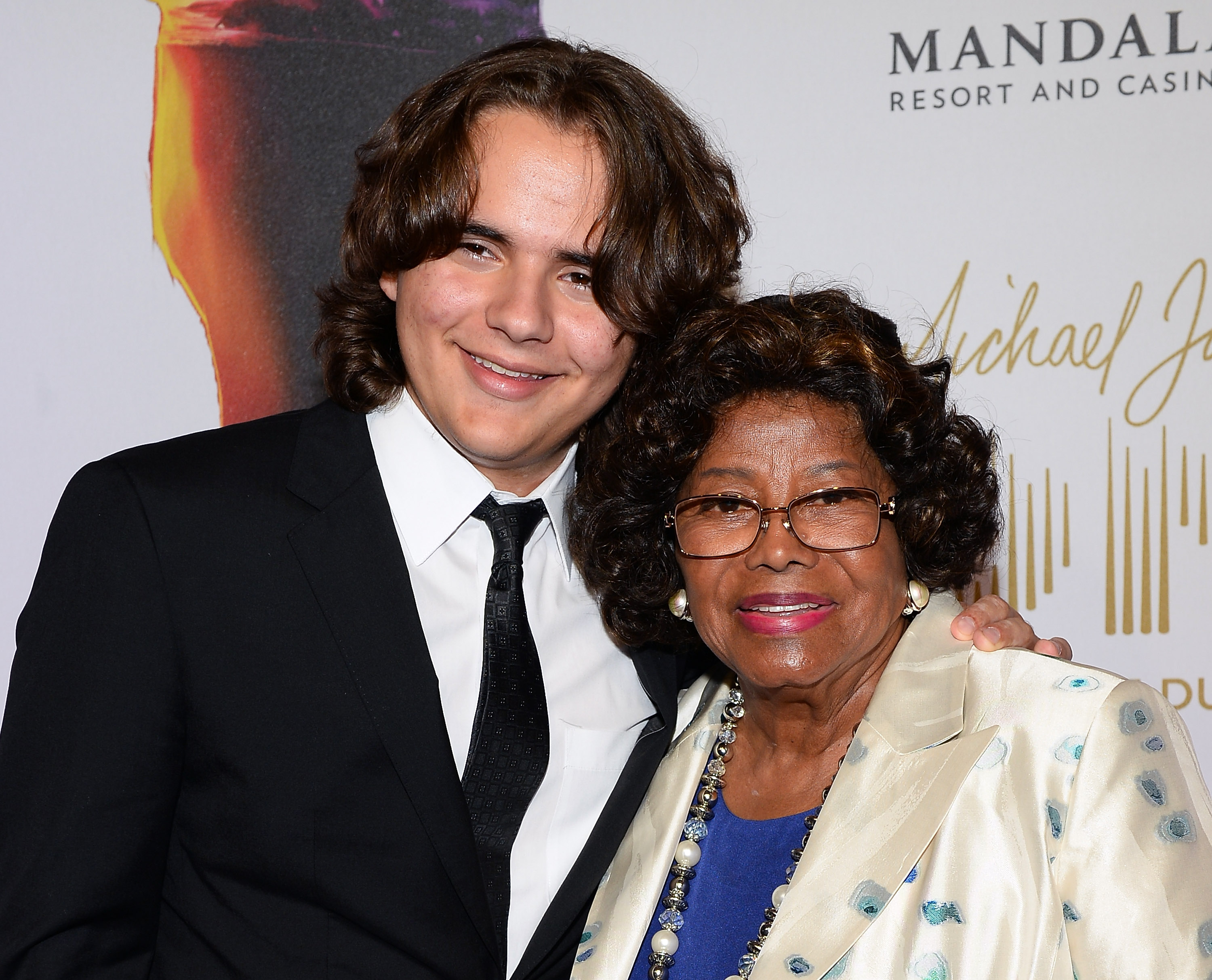 Prince Michael and Katherine Jackson at the world premiere of "Michael Jackson ONE by Cirque du Soleil" on June 29, 2013 in Las Vegas, Nevada | Source: Getty Images
