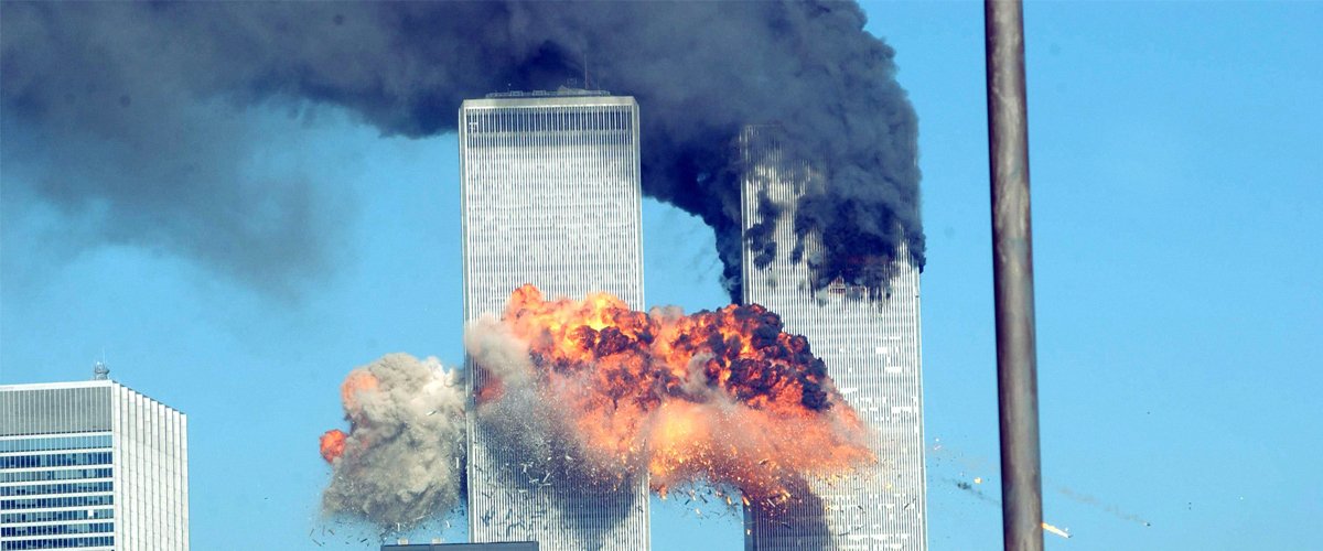 Building en feu du 11 septembre. | Photo : Getty Images