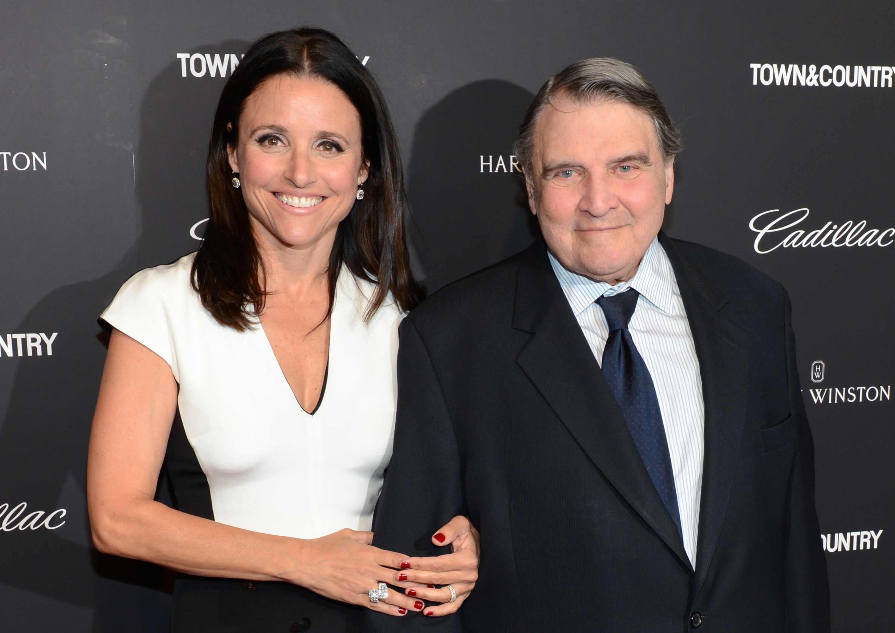 ulia Louis-Dreyfus and William Louis-Dreyfus at Walter Reade Theater on May 27, 2014, in New York City. | Source: Getty Images