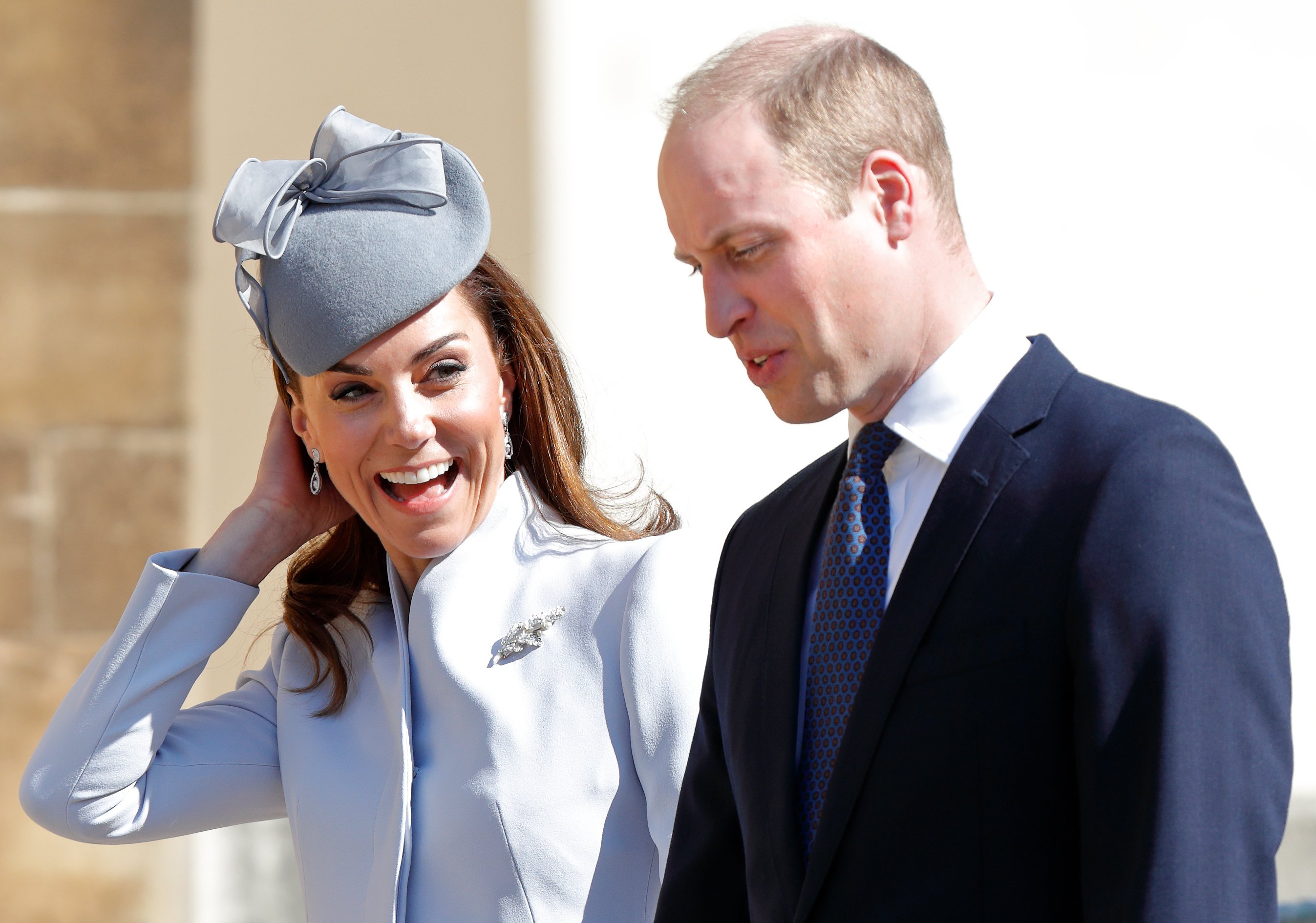 Kate Middleton et le prince William assistent à la messe du dimanche de Pâques à Windsor, en Angleterre, le 21 avril 2019 | Photo: Getty Images