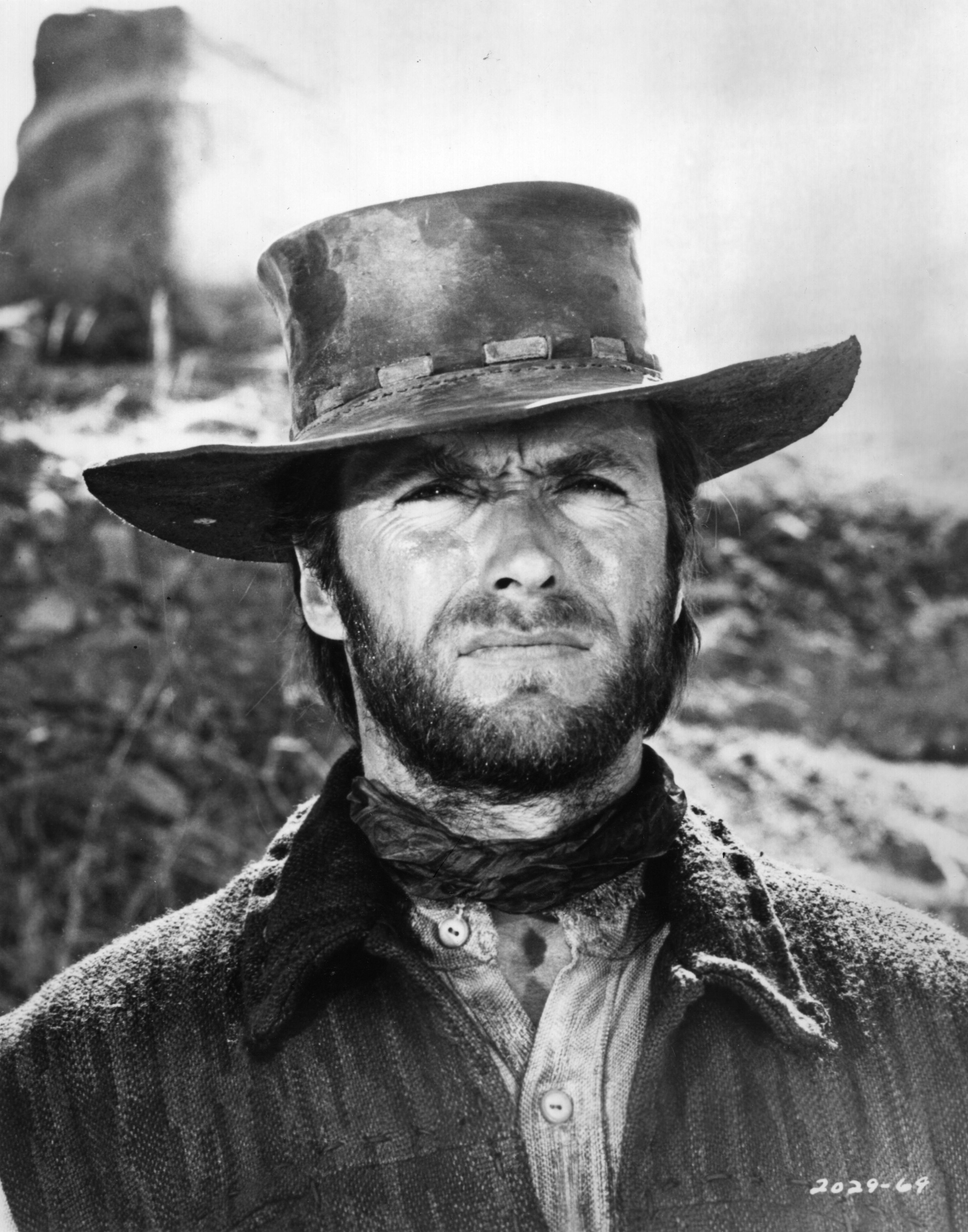 American film star Clint Eastwood in one of the westerns which made his name. | Source: Getty Images