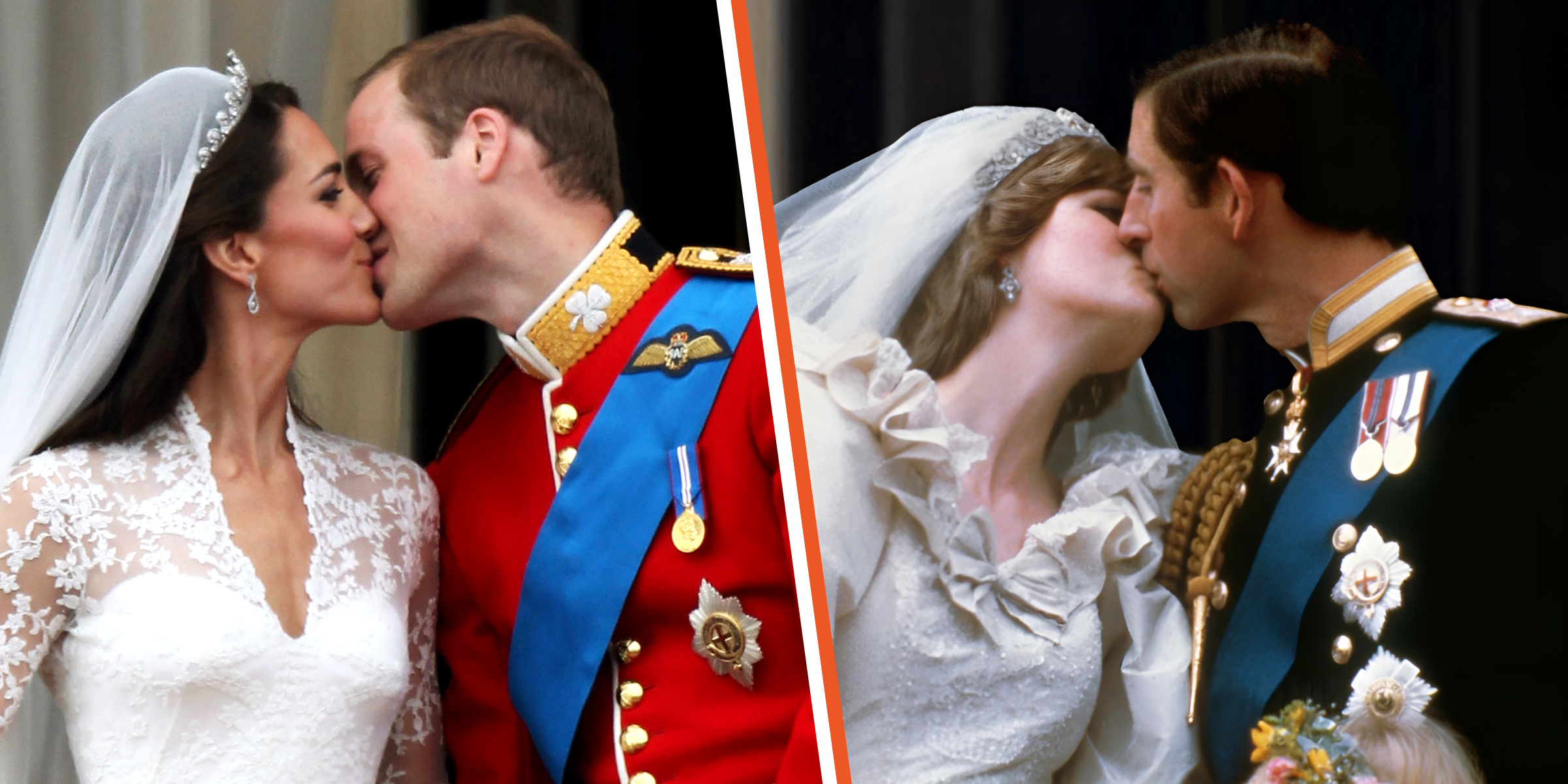 Princess Catherine and Prince William | Princess Diana and King Charles III | Source: Getty Images