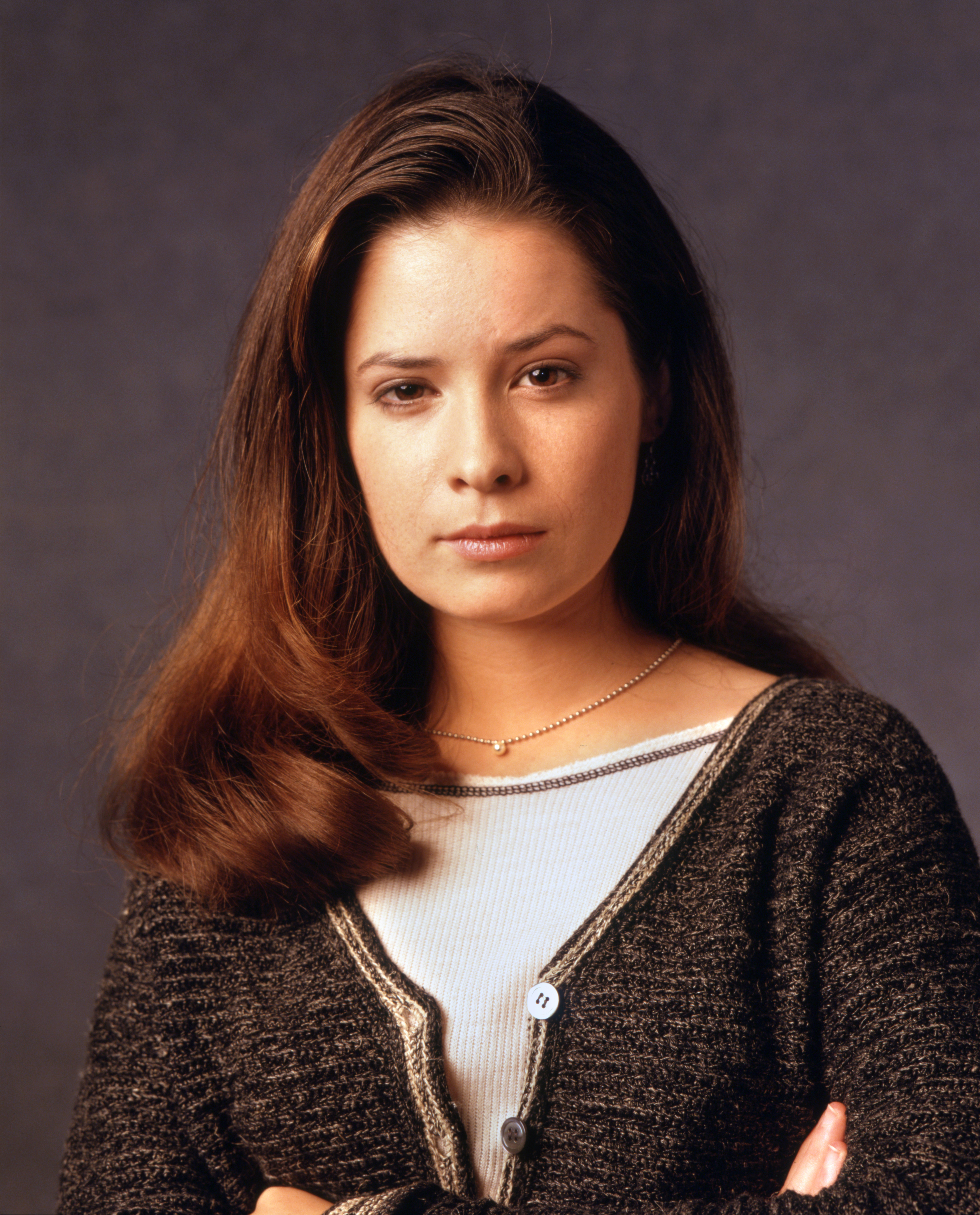 Holly Marie Combs in her role as Kimberly Brock in "Picket Fences" on August 16, 1995 | Source: Getty Images