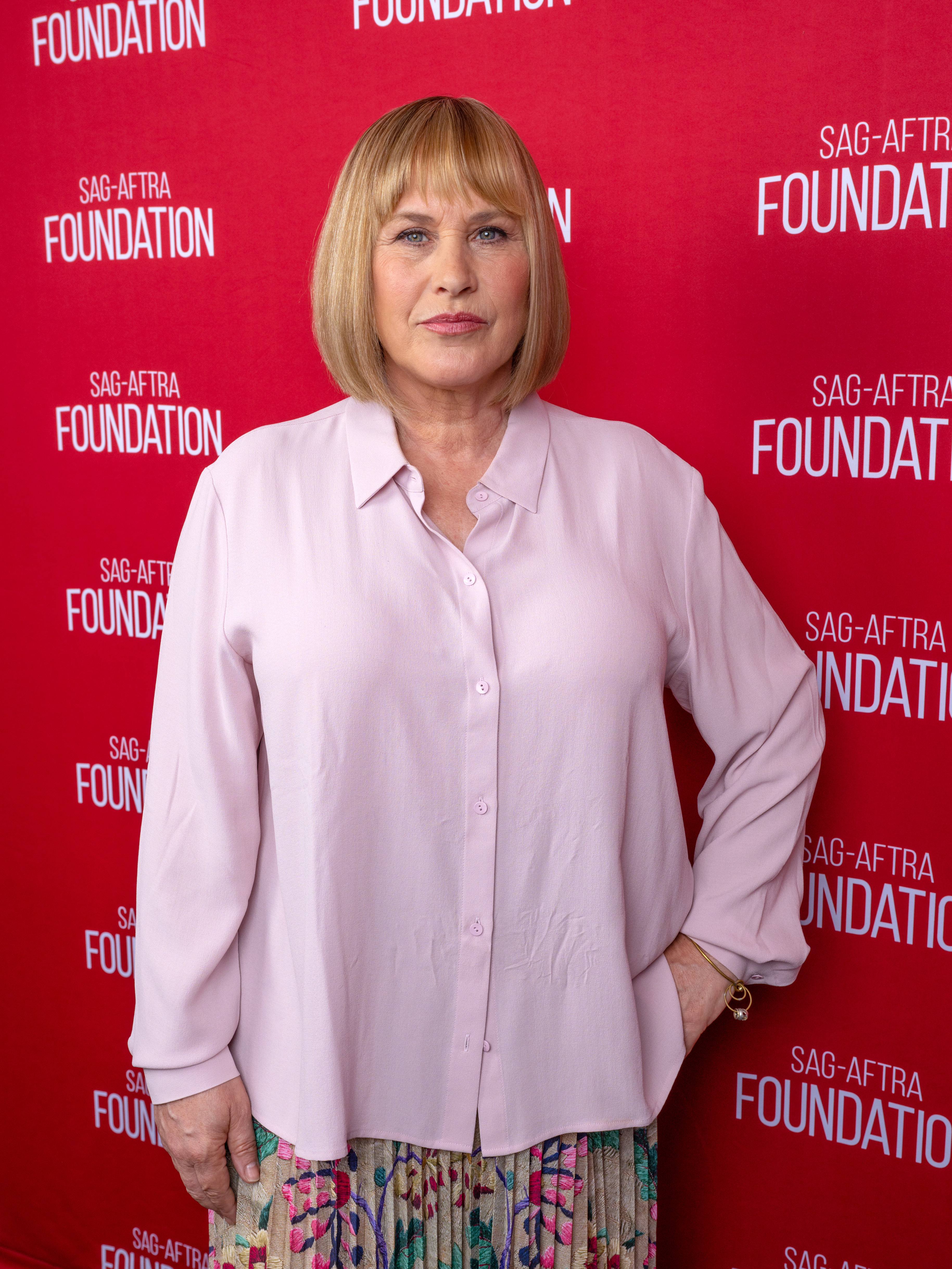 The actress attends the SAG-AFTRA Foundation Conversations Presents Patricia Arquette Career Retrospective event at The Meryl Streep Center for Performing Artists on August 14, 2025 in Los Angeles, California. | Source: Getty Images