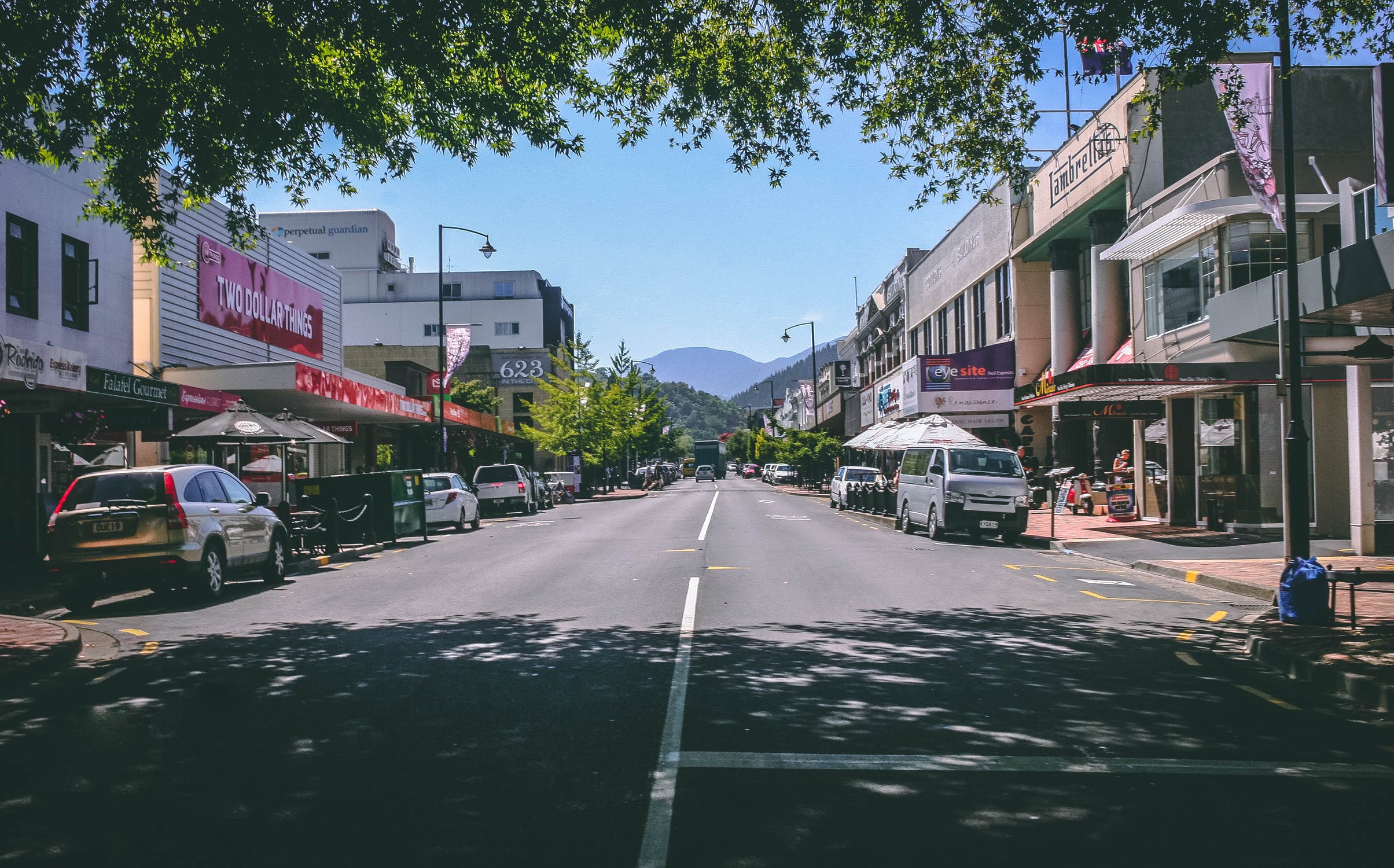 Julia took Lacy shopping in her little town | Source: Pexels