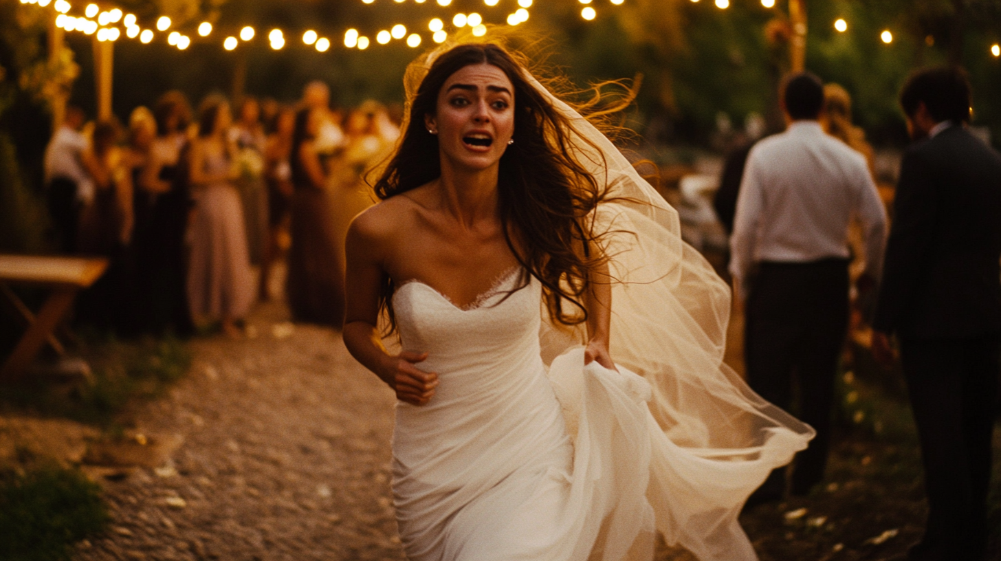 Bride running away | Source: Midjourney