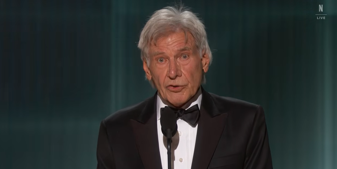 Harrison Ford talks about and appreciates other actors and crew members he has worked with during his career. | Source: YouTube/Netflix