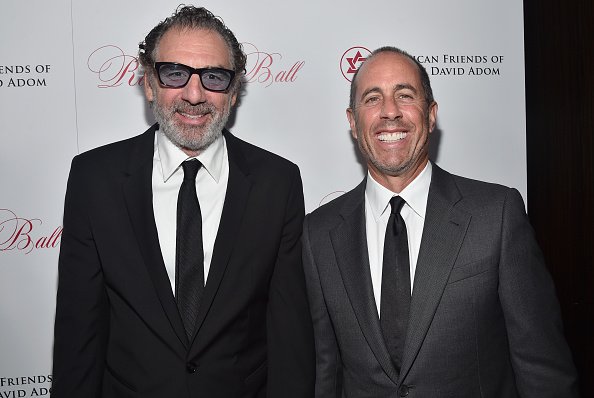 Actors Michael Richards and Jerry Seinfeld attend the American Friends Of Magen David Adom's Red Star Ball at The Beverly Hilton Hotel on October 22, 2015 in Beverly Hills, California. | Photo :Getty Images 