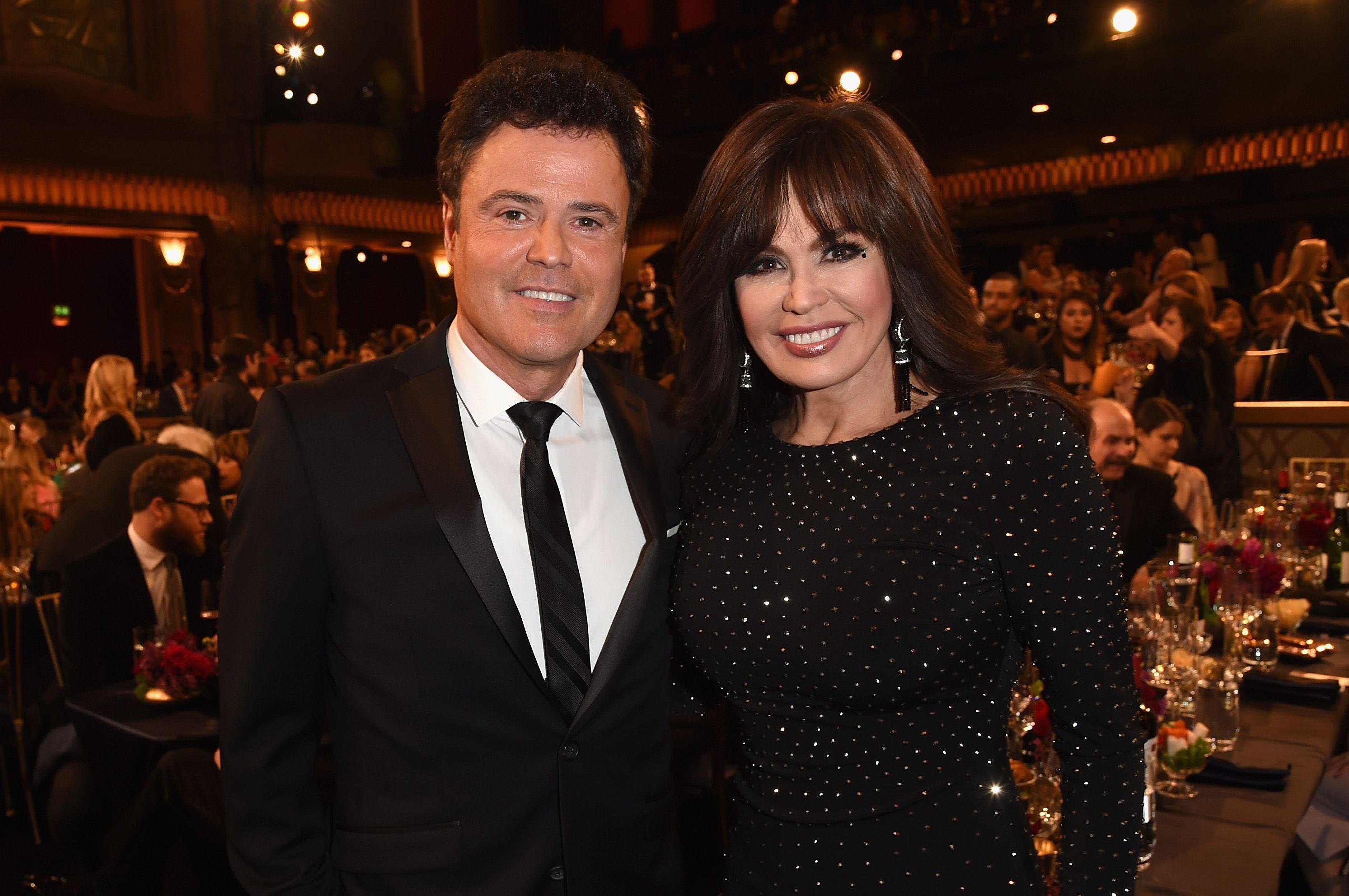 Donny and Marie Osmond at the 2015 TV Land Awards in Beverly Hills on  Mar 21, 2019 | Photo: Getty Images