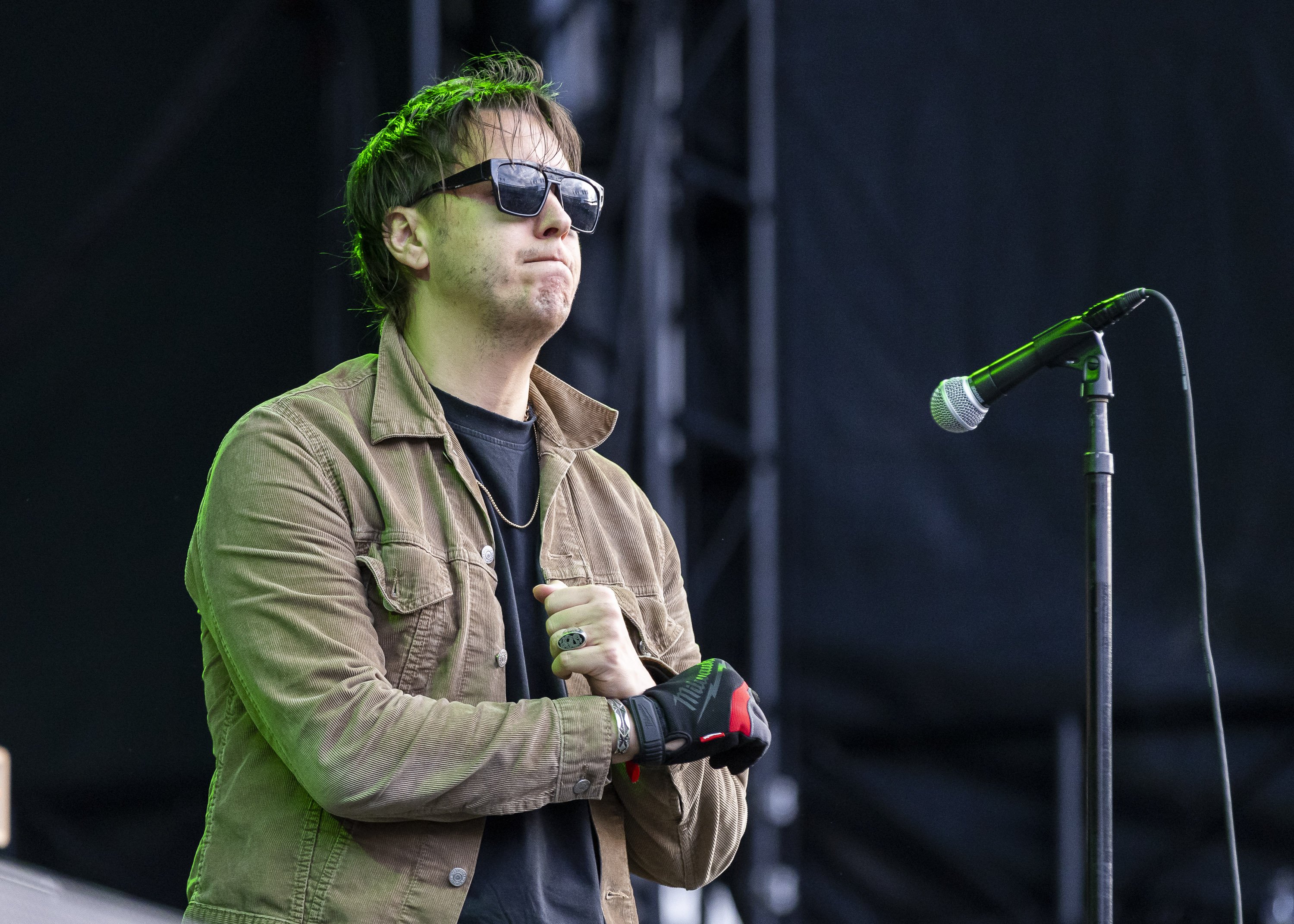Julian Casablancas on stage at Comerica Park in Detroit, Michigan on August 14, 2022. | Source: Getty Images