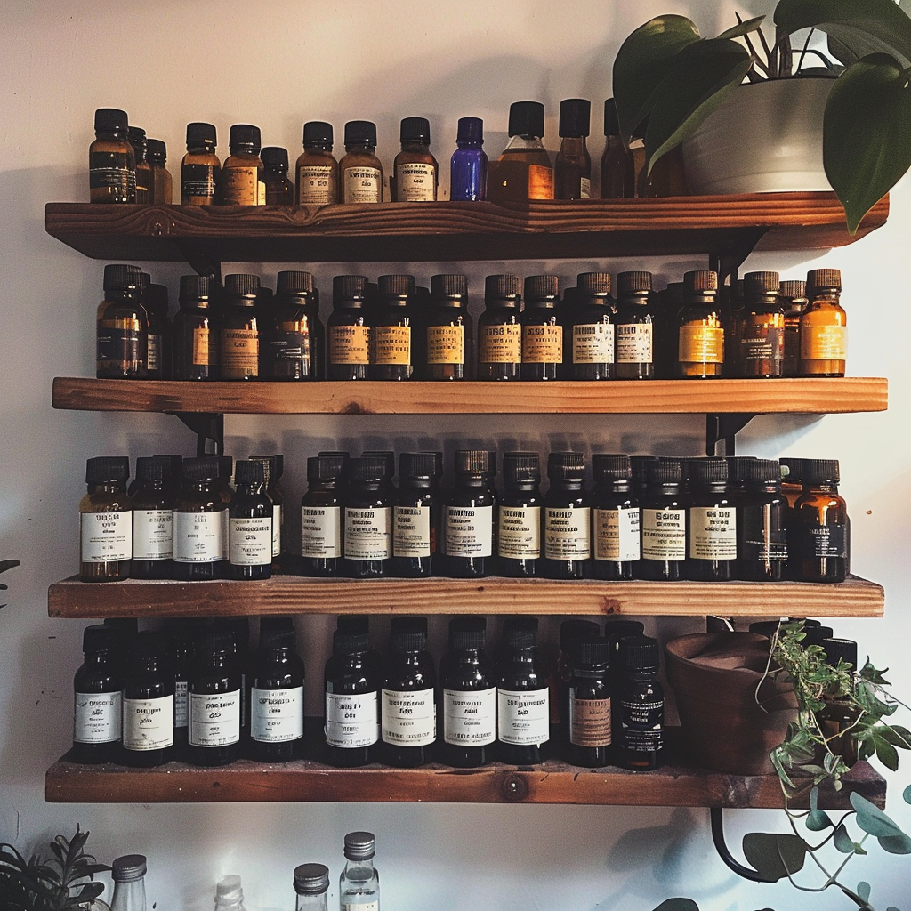 A collection of essential oils | Source: Midjourney