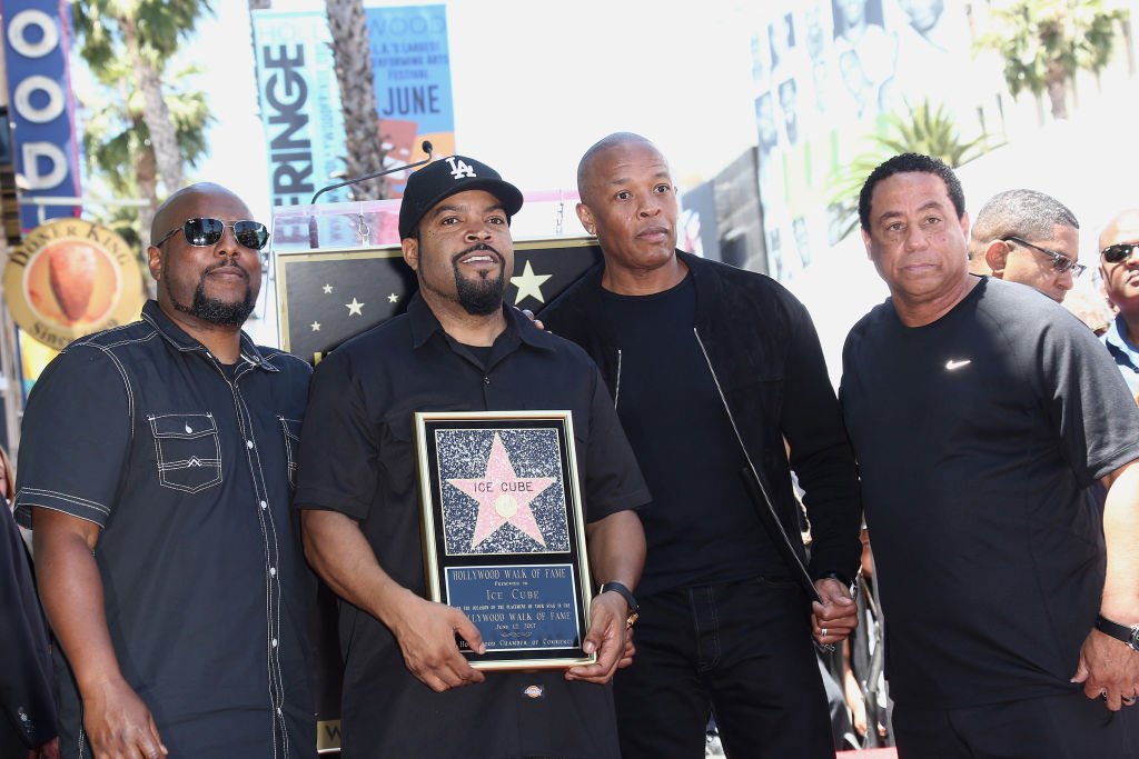 MC Ren, Ice Cube, Dr. Dre and DJ Yella attend a Ceremony Honoring Ice Cube With Star On The Hollywood Walk Of Fame on June 12, 2017 | Photo: Getty Images