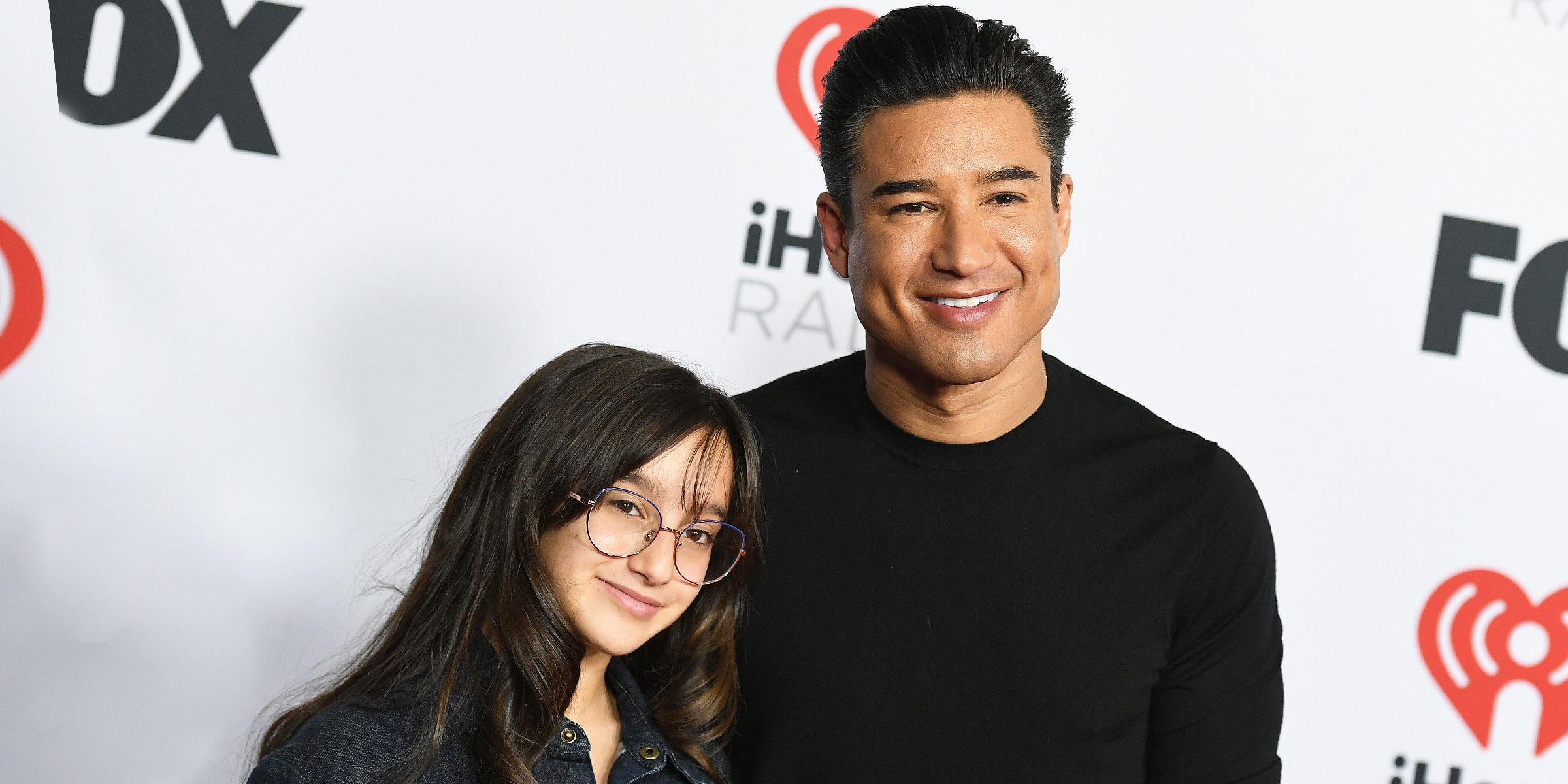 Gia Francesca Lopez and her father, Mario Lopez. | Source: Getty Images