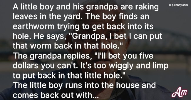 Smart boy and horny grandpa