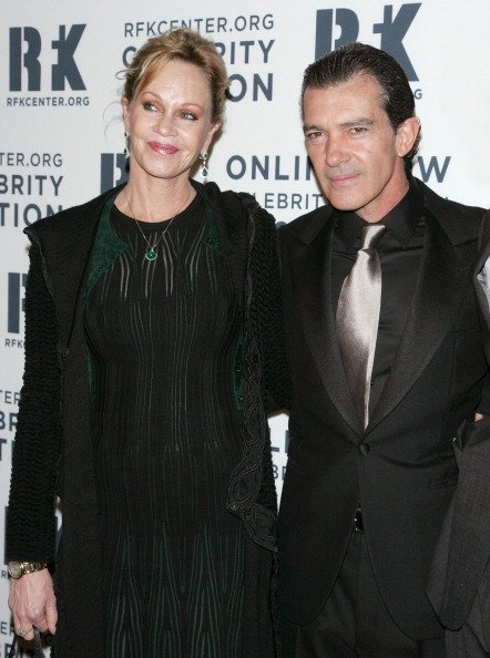 Melanie Griffith and Antonio Banderas at The New York Marriott Marquis on December 3, 2012 in New York City. | Photo: Getty Images
