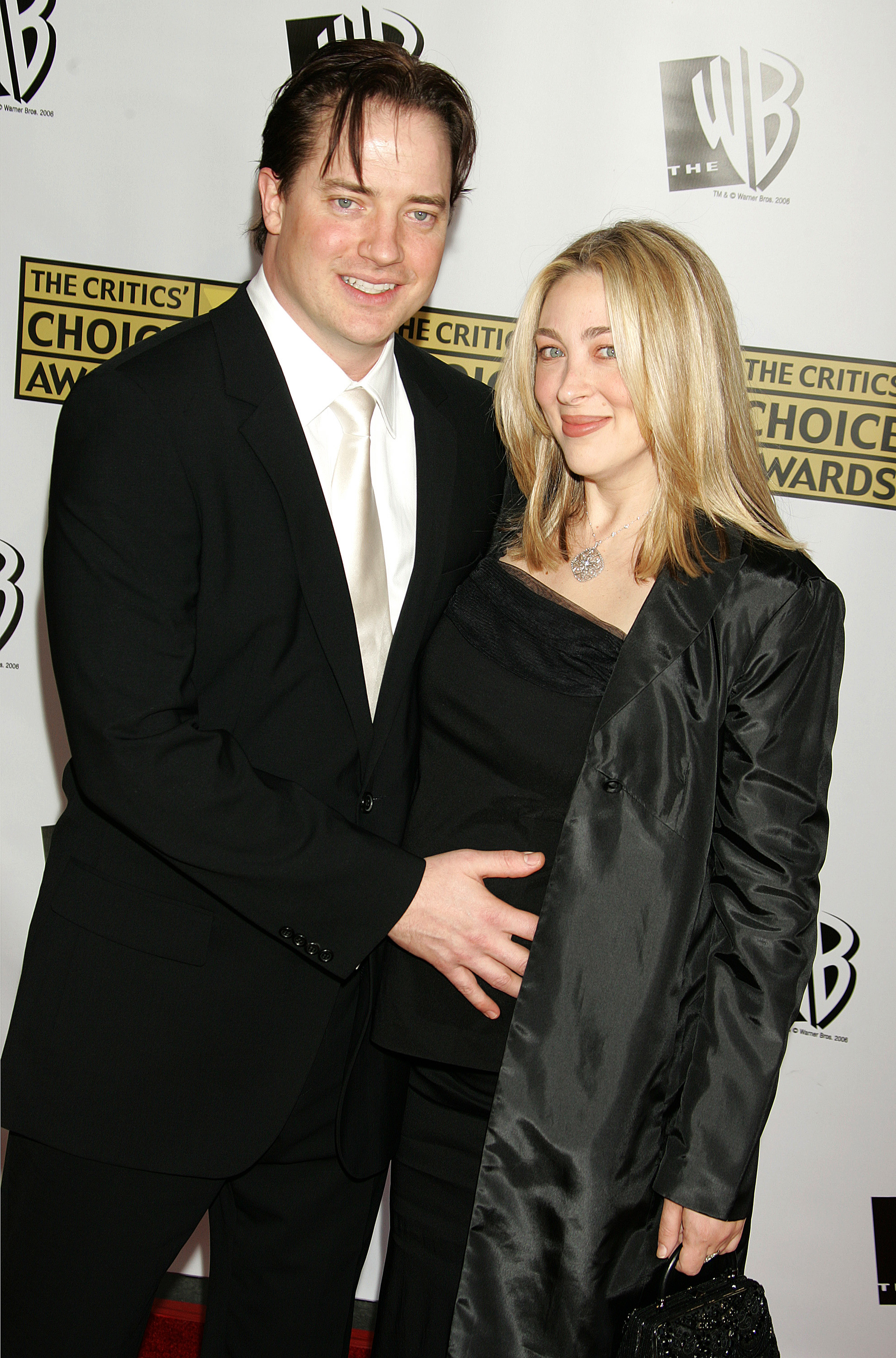 Brendan Fraser and Afton Smith during the 11th Annual Critics' Choice Awards in Santa Monica, California, on January 9, 2006 | Source: Getty Images