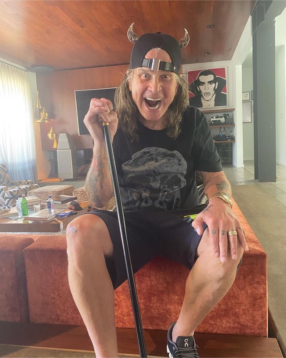 Ozzy Osbourne from a post dated August 6, 2021. | Source: Instagram/sharonosbourne