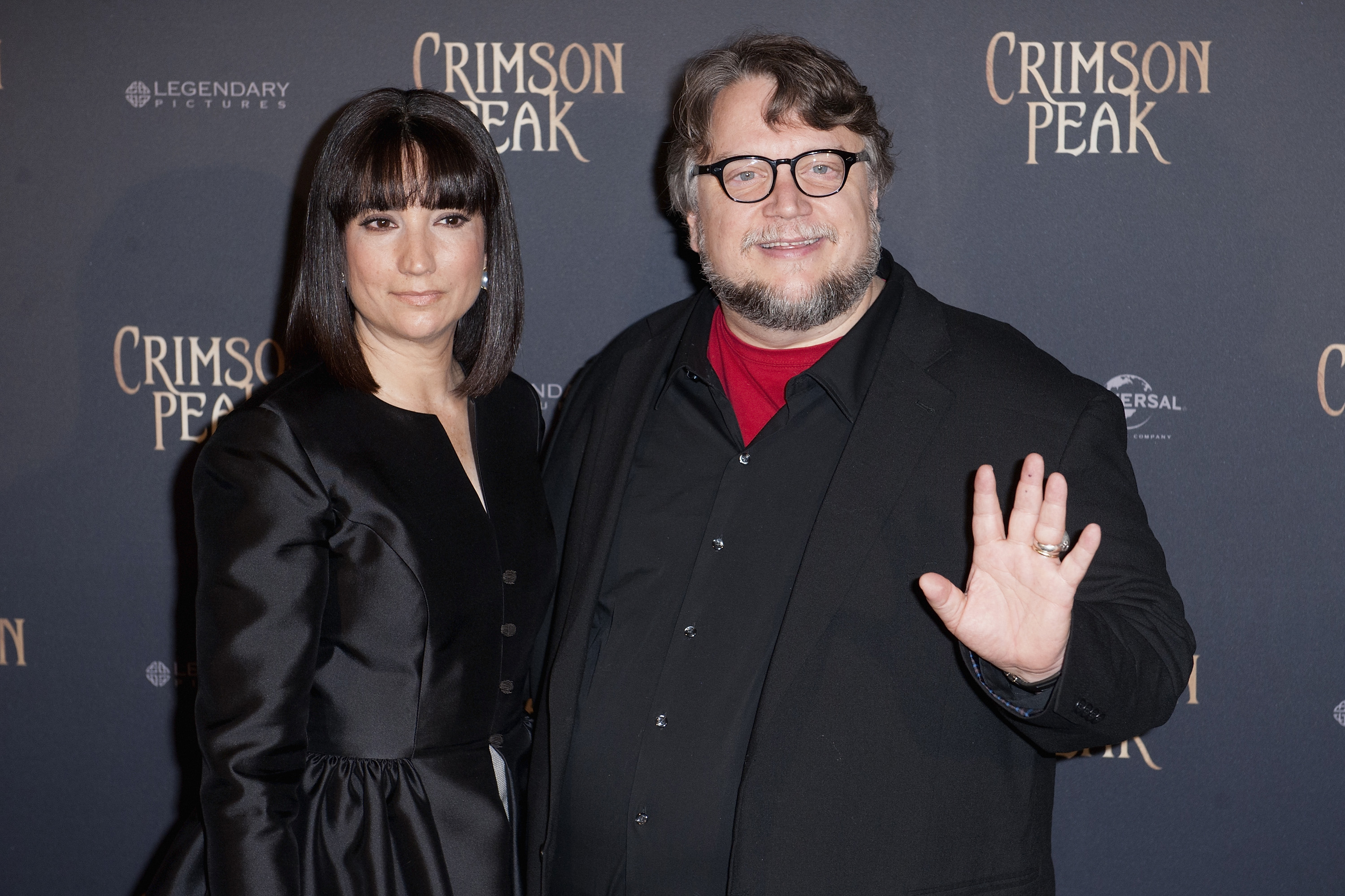 Guillermo del Toro and Lorenza Newton at UGC Cine Cite Bercy on September 28, 2015, in Paris, France. | Source: Getty Images