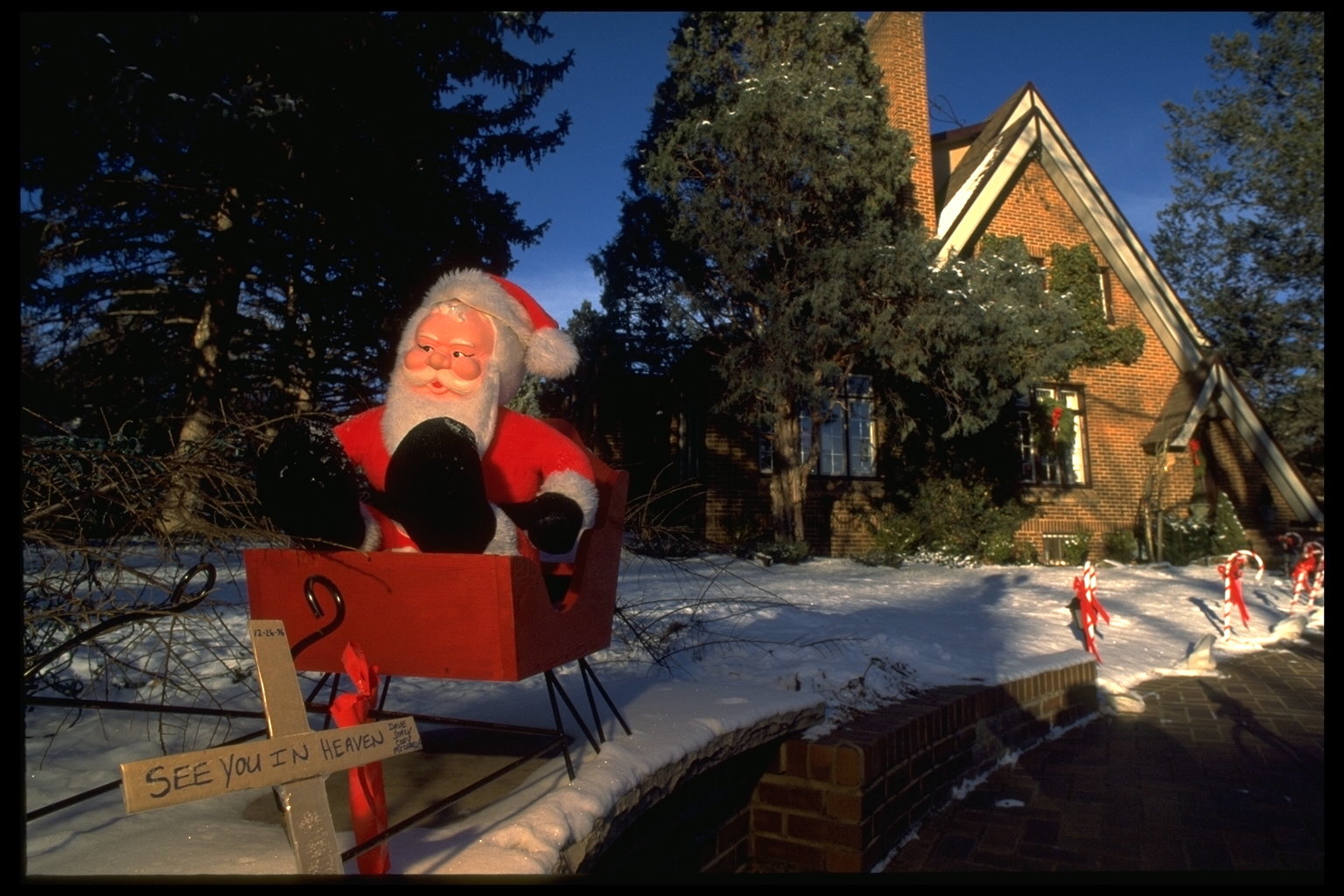 The Ramsey residence pictured on January 7, 1997 | Source: Getty Images