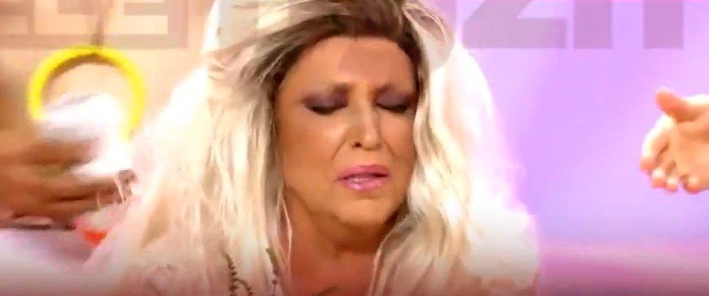 Lydia, atragantada. | Foto: Telecinco.es