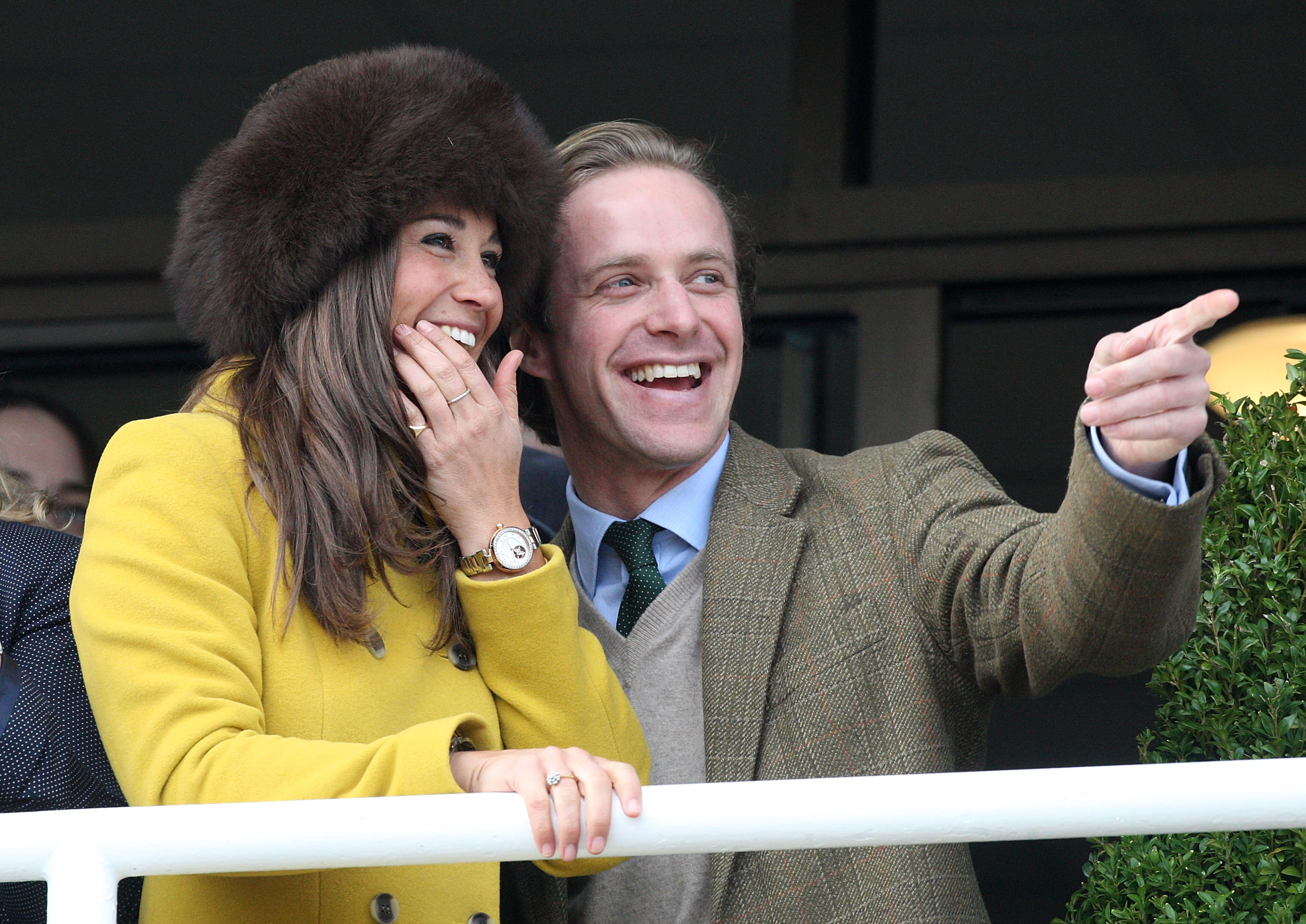 Pippa Middleton and Thomas Kingston at The Cheltenham Festival in Cheltenham, England on March 14, 2013 | Source: Getty Images