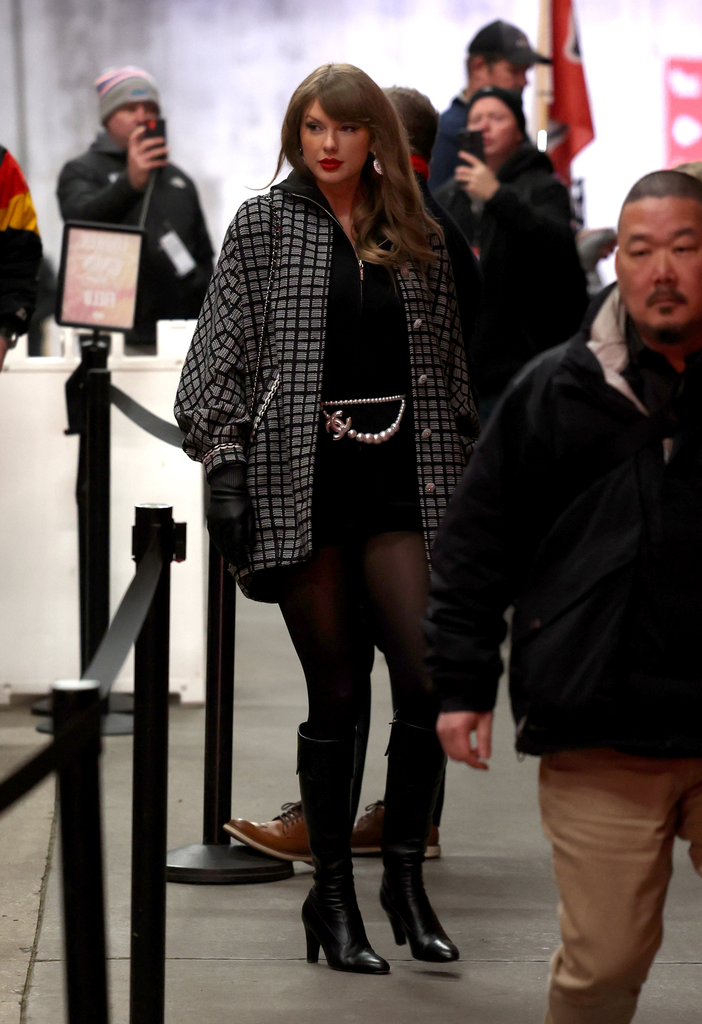 Taylor Swift in Kansas City, Missouri, on January 18, 2025 | Source: Getty Images