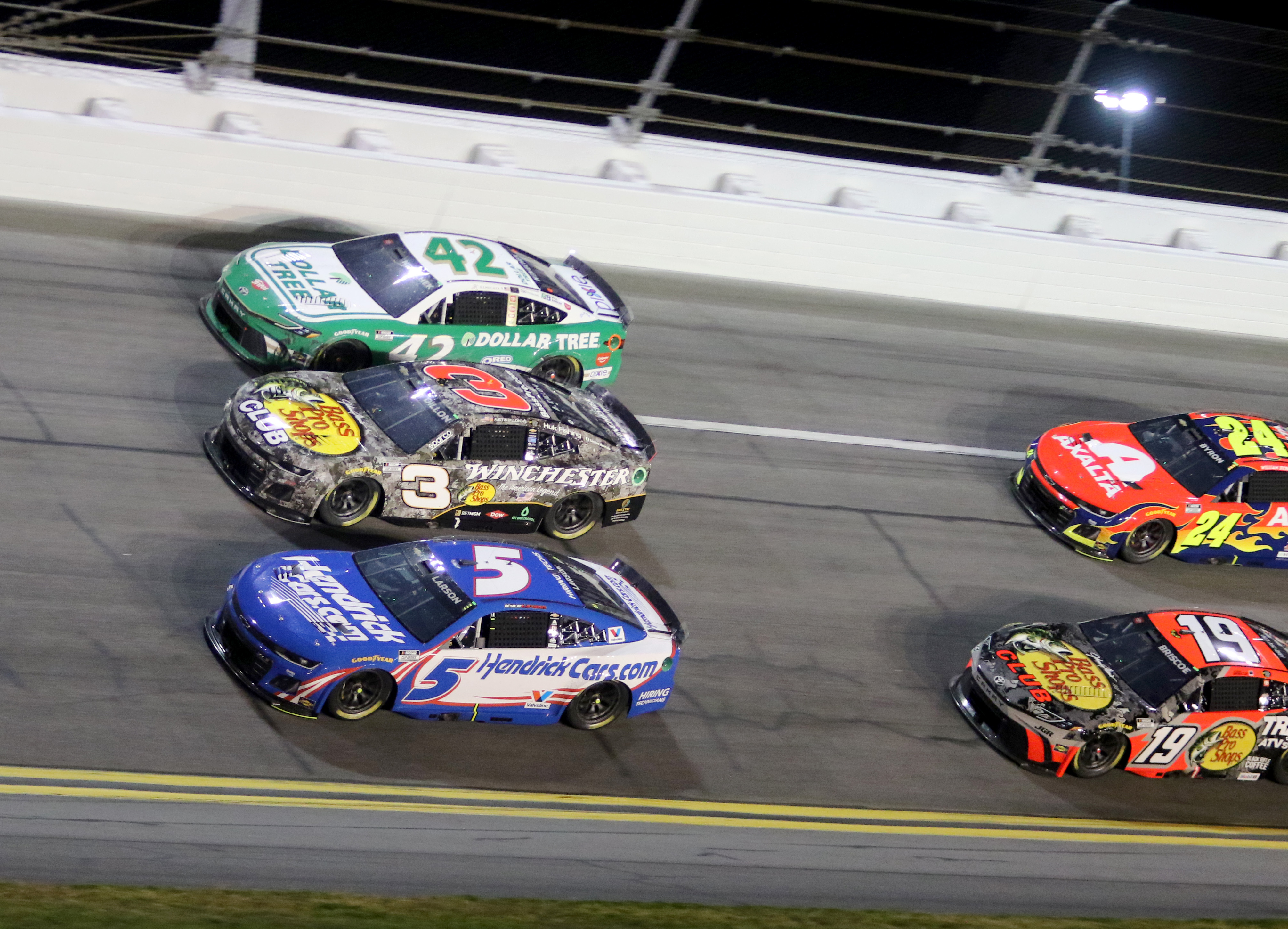 Driver during the NASCAR Cup Series DAYTONA 500 on February 16, 2025, at Daytona International Speedway in Daytona Beach, Florida. | Source: Getty Images