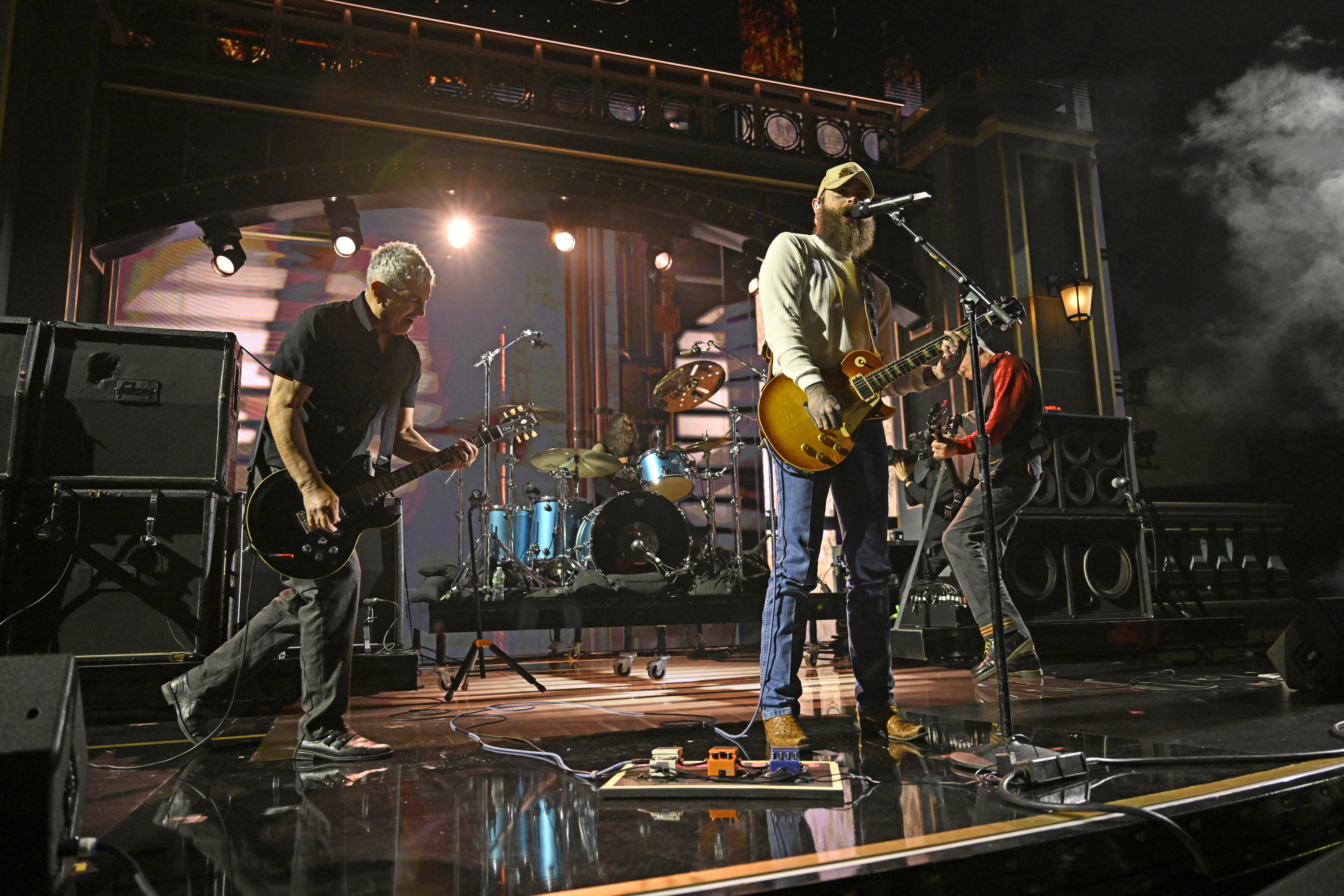 Nirvana and Post Malone at "SNL50: The Homecoming Concert" on February 14, 2025 | Source: Getty Images