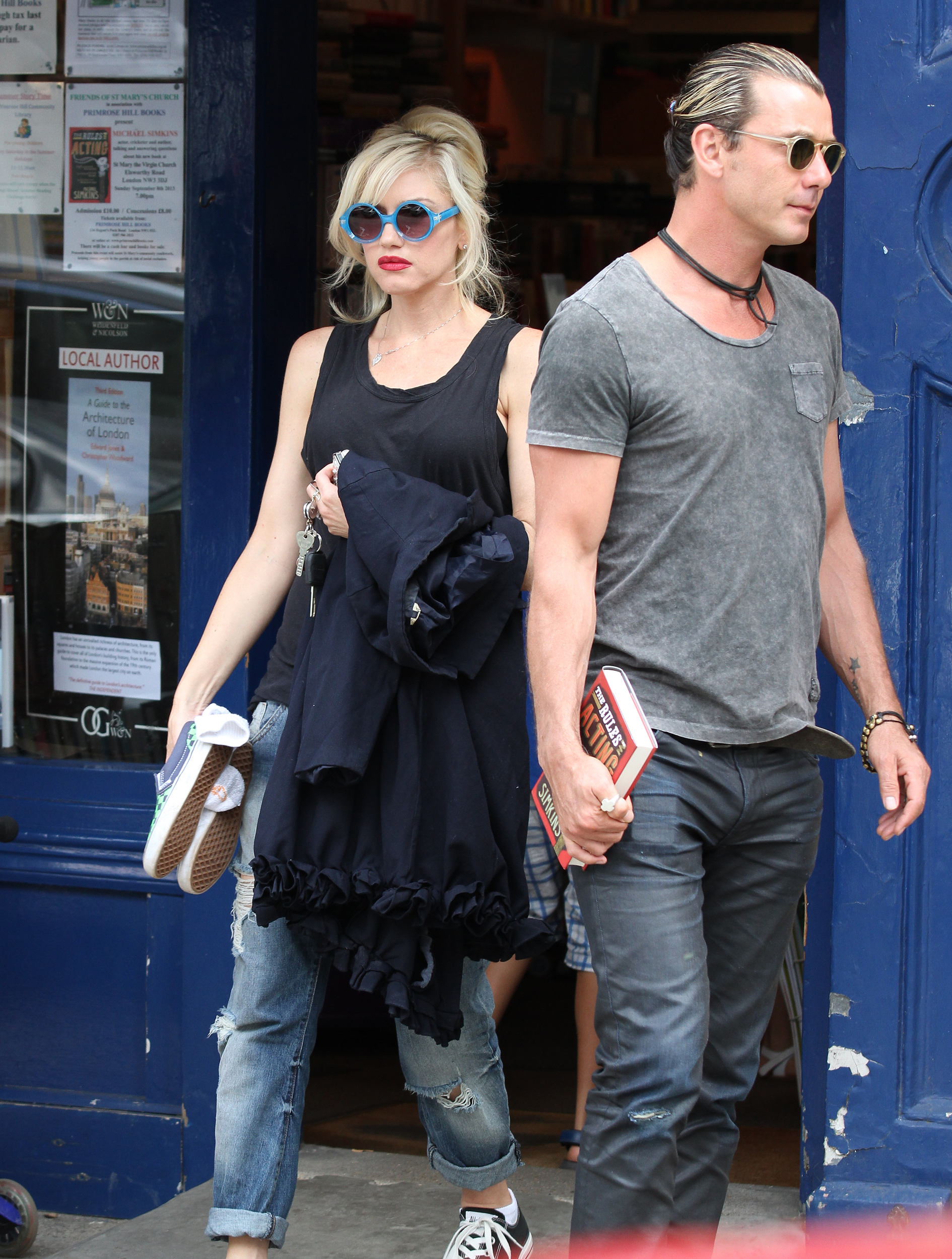 Gavin Rossdale and Gwen Stefani sighting in Primrose Hill in London, England, on August 20, 2013. | Source: Getty Images
