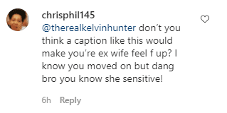 A fan's comment on Kevin Hunter's Instagram post | Photo: Instagram/therealkevinhunter