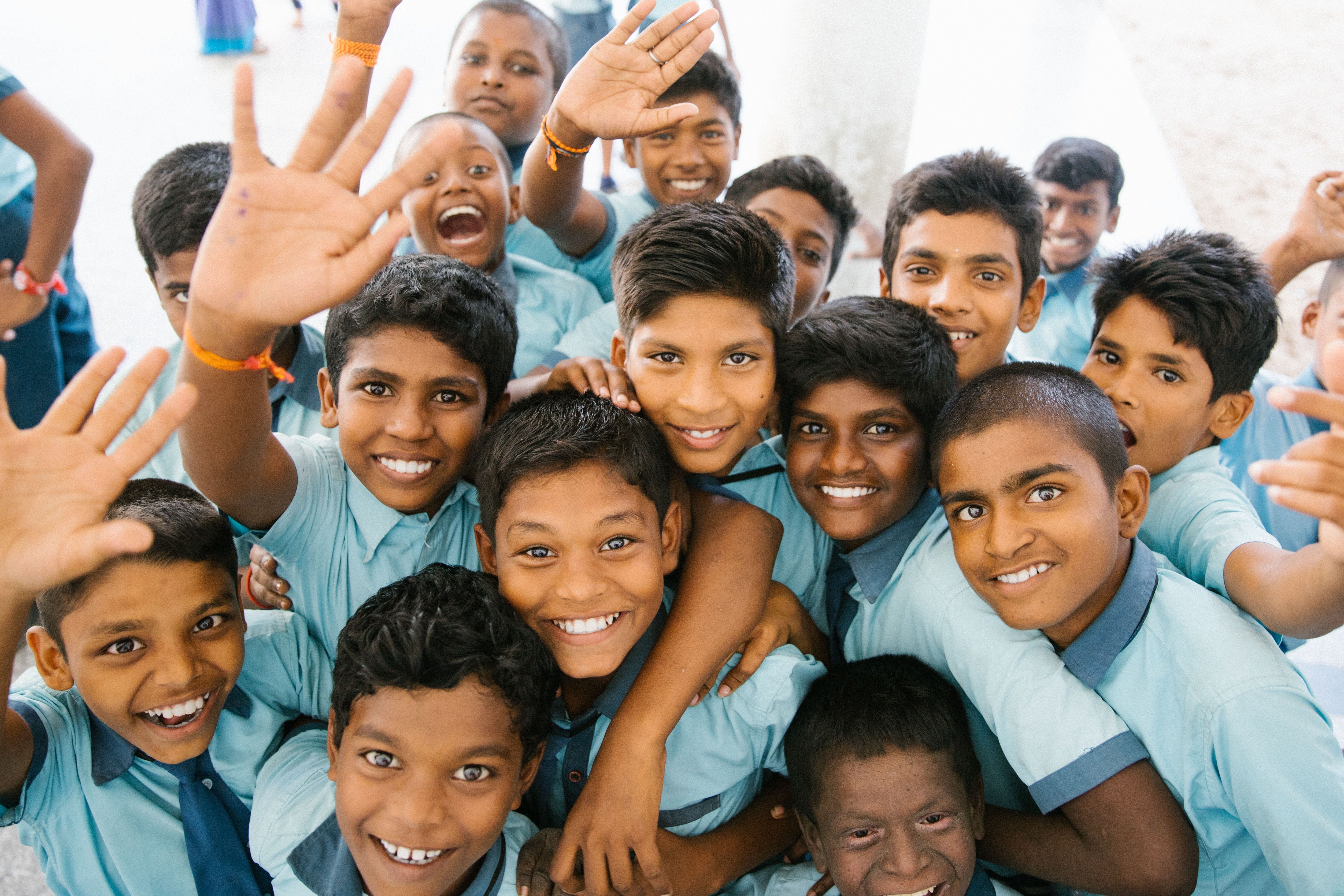 Group of smiling children | Source: Unsplash