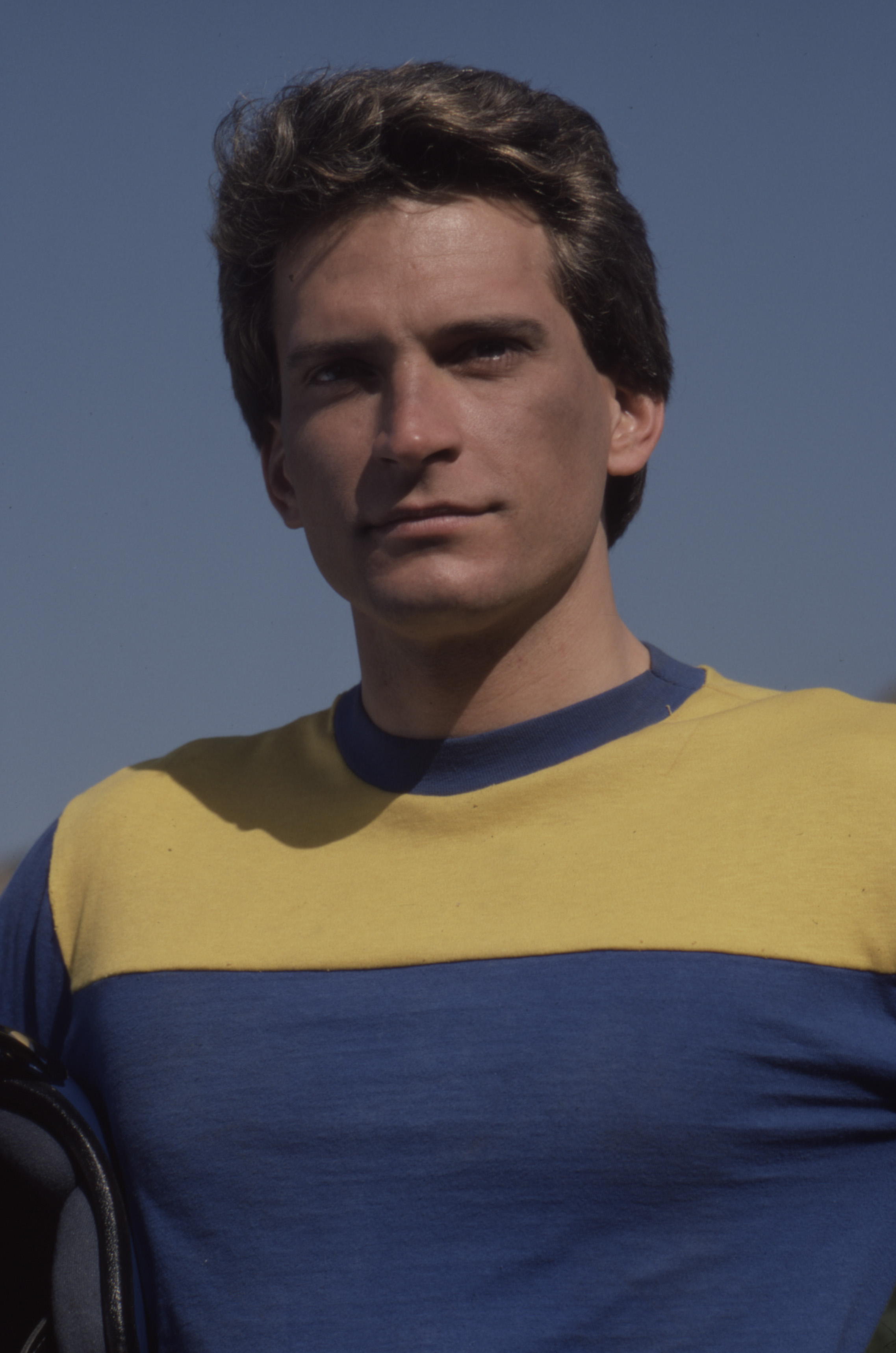 Rex Smith filming the series "Street Hawk" in 1984. | Source: Getty Images