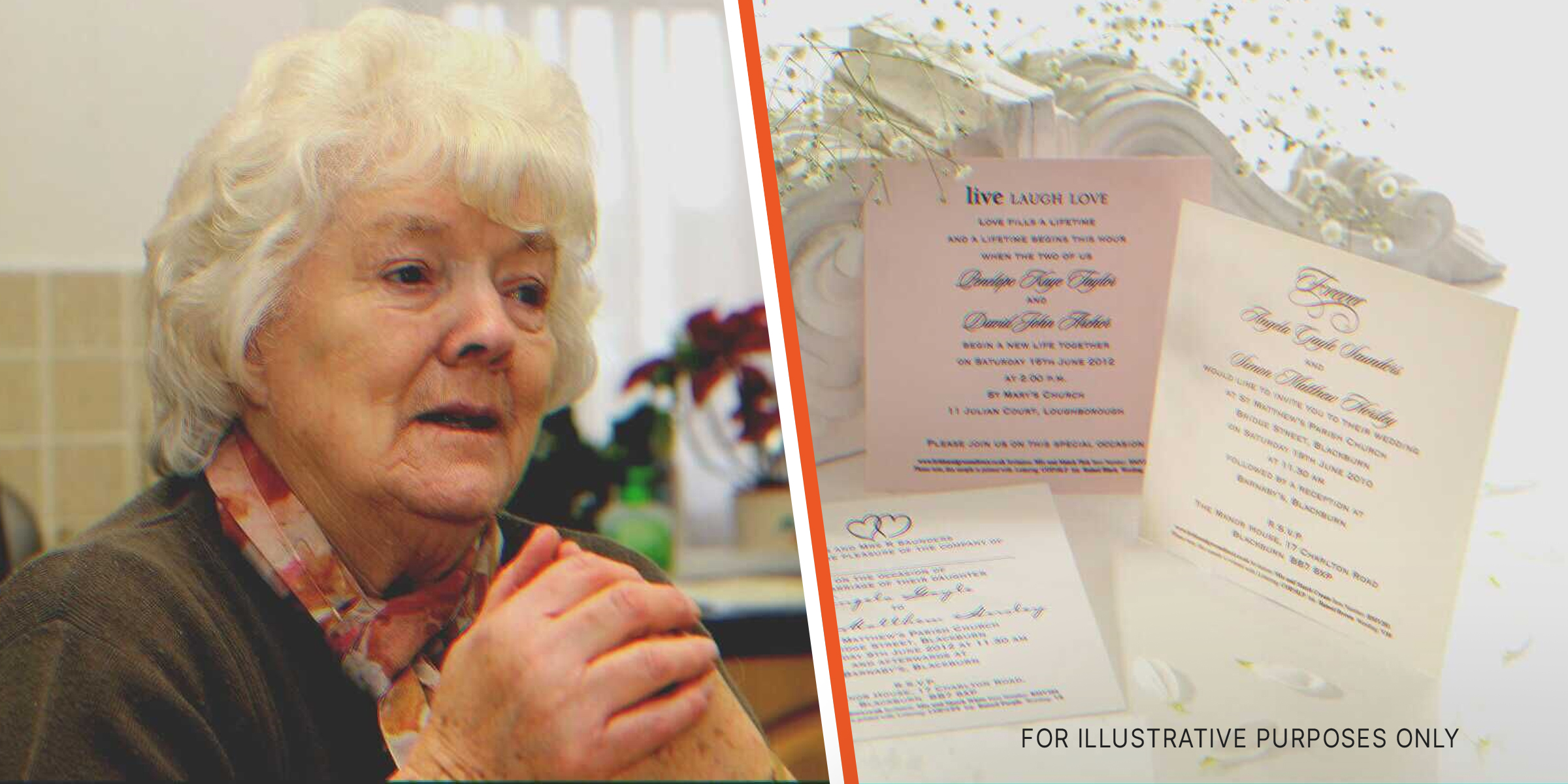 An elderly woman | Wedding invitations | Source: Flickr.com