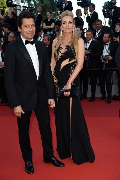 Laurent Gerra et Christelle Bardet assistent au 70e anniversaire du 70e Festival de Cannes au Palais des Festivals le 23 mai 2017 à Cannes, France. | Photo : GettyImage