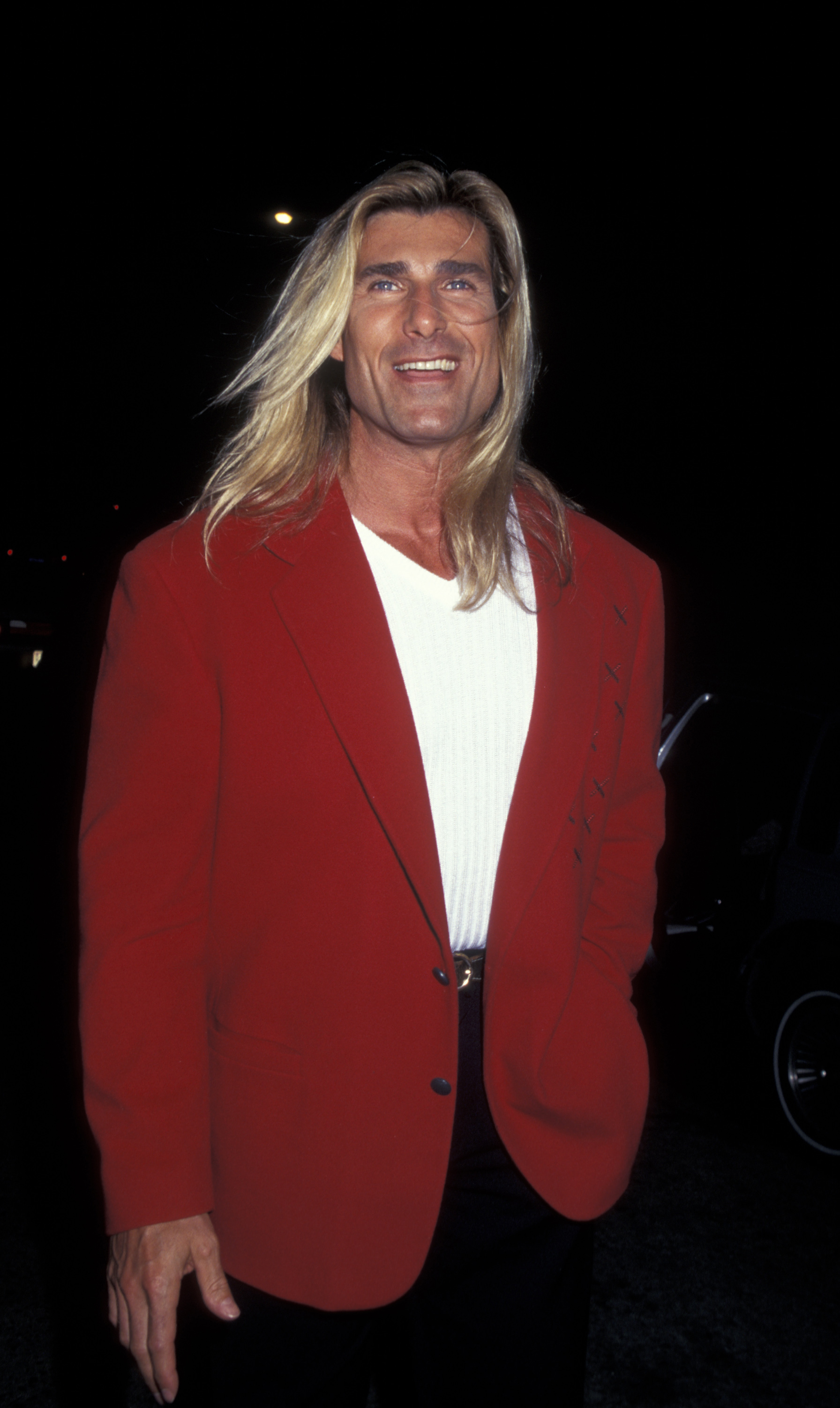 The model attends the screening of "Cold Comfort Farm" on May 8, 1996 | Source: Getty Images